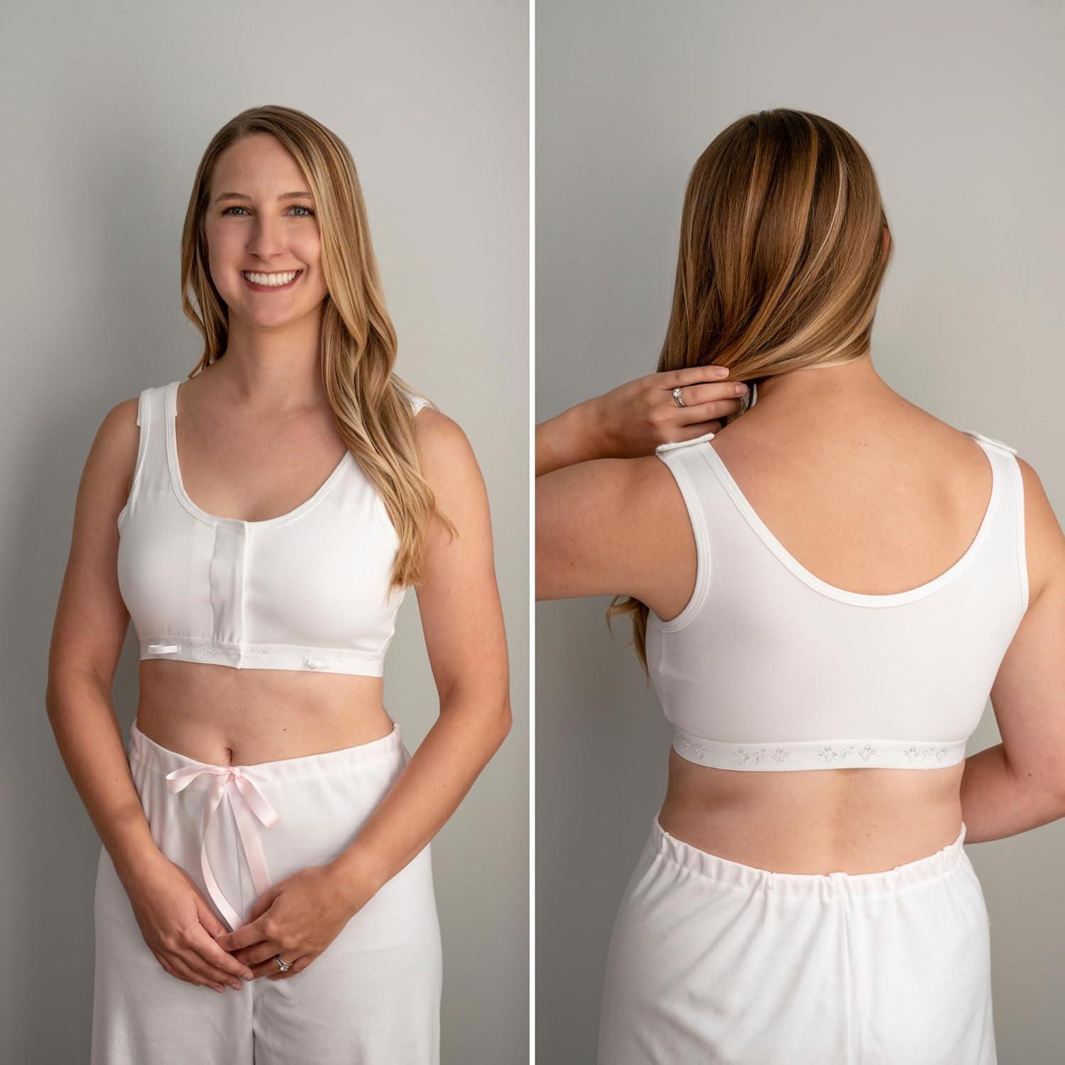 Sostén Gentle Touch Surg-Ease 4X Grande Blanco Postquirúrgico