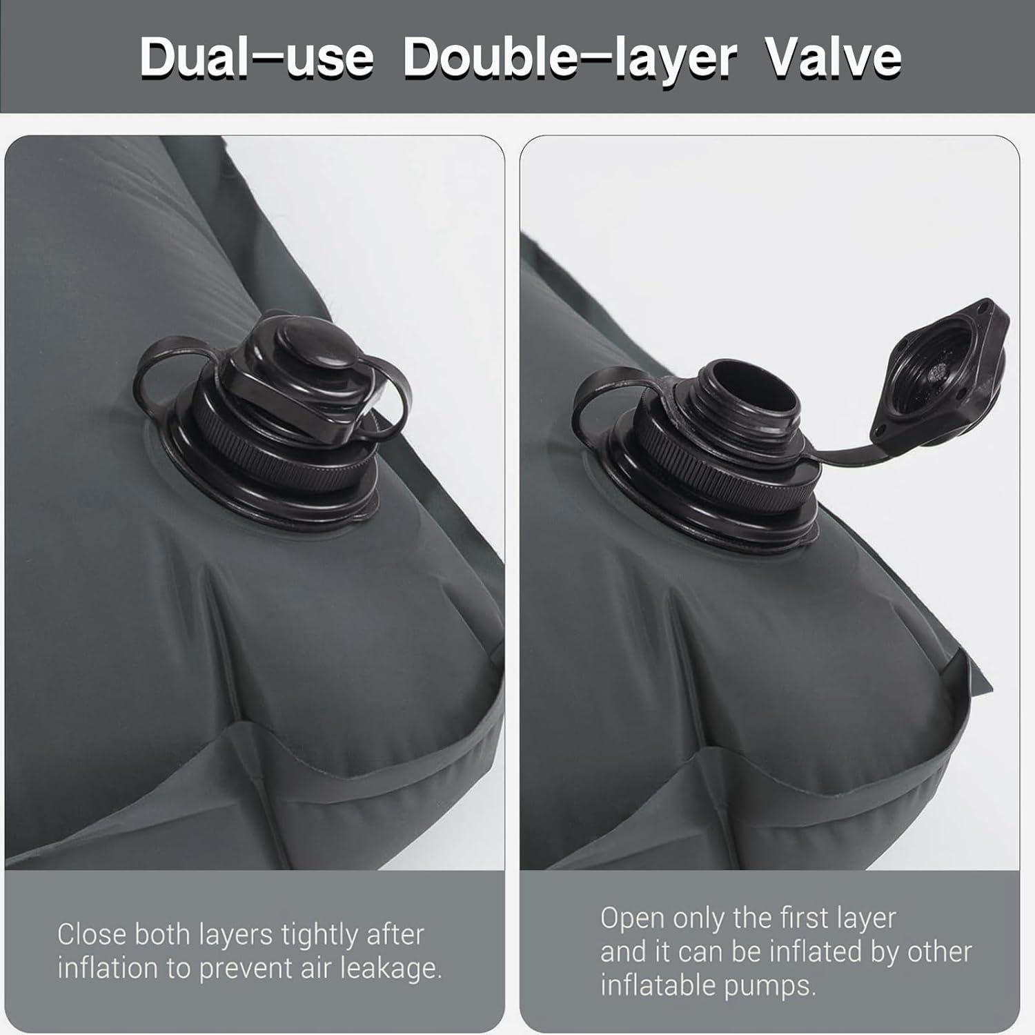 Colchón Inflable Doble ABTOHE 207x143 cm 4 cm Grosor