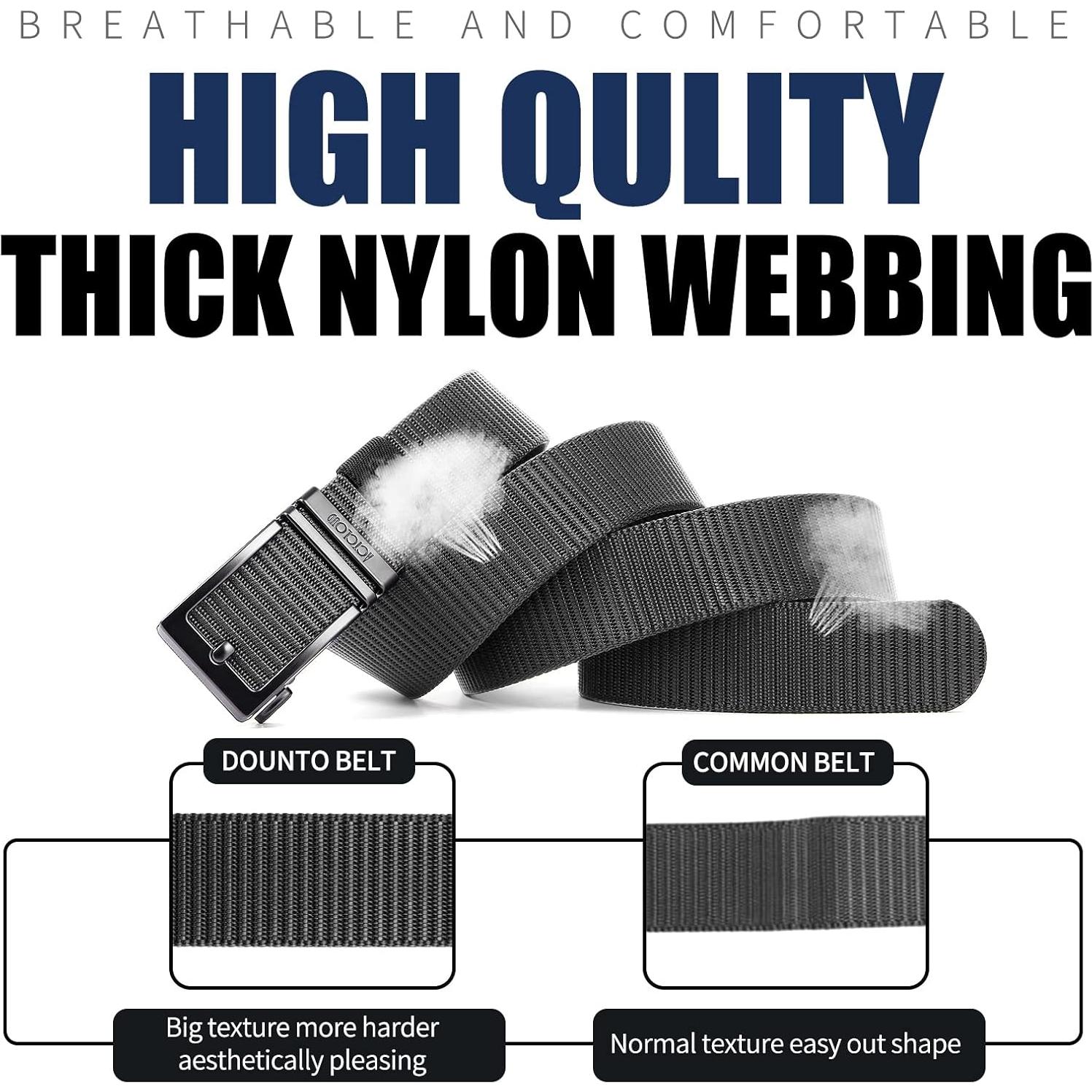 Cinturón Táctico de Nylon ACTCLOUD para Hombres 114 cm