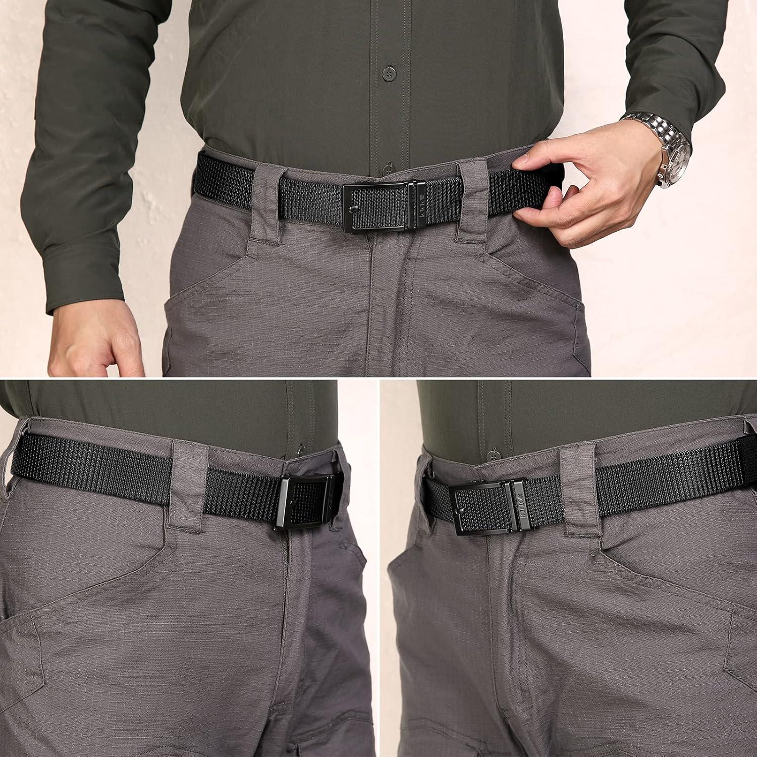 Cinturón Táctico de Nylon ACTCLOUD para Hombres 114 cm