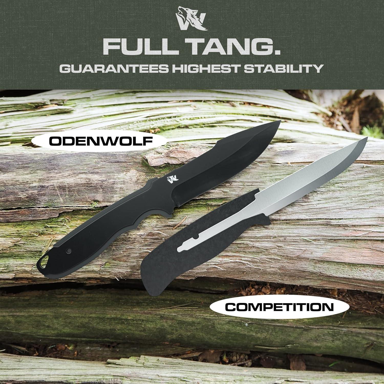 Cuchillo de Supervivencia ODENWOLF WOLF-II Acero D2 23.88 cm