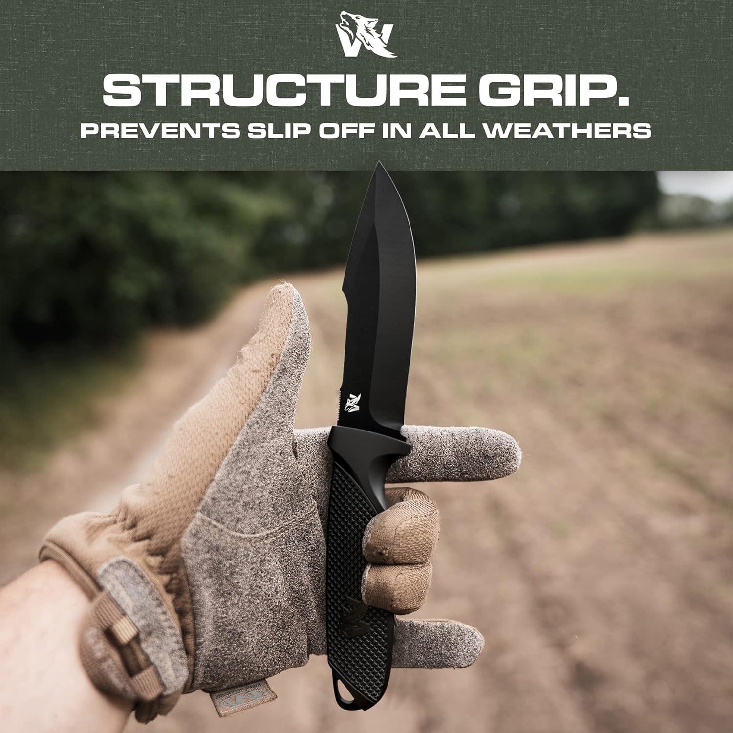 Cuchillo de Supervivencia ODENWOLF WOLF-II Acero D2 23.88 cm