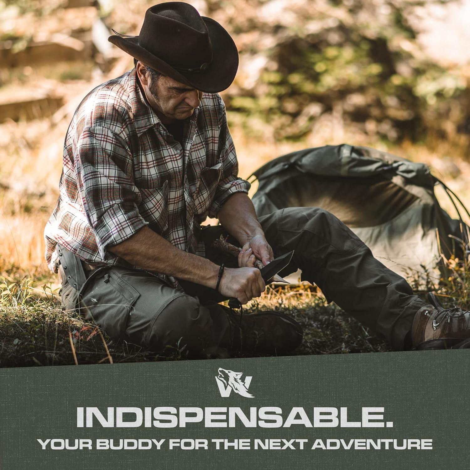 Cuchillo de Supervivencia ODENWOLF WOLF-II Acero D2 23.88 cm