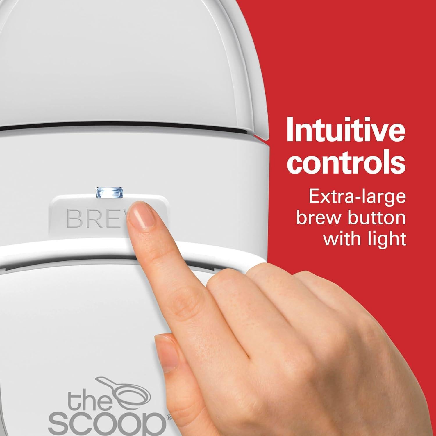 Cafetera Hamilton Beach The Scoop 1 Taza Blanca 236-414 ml