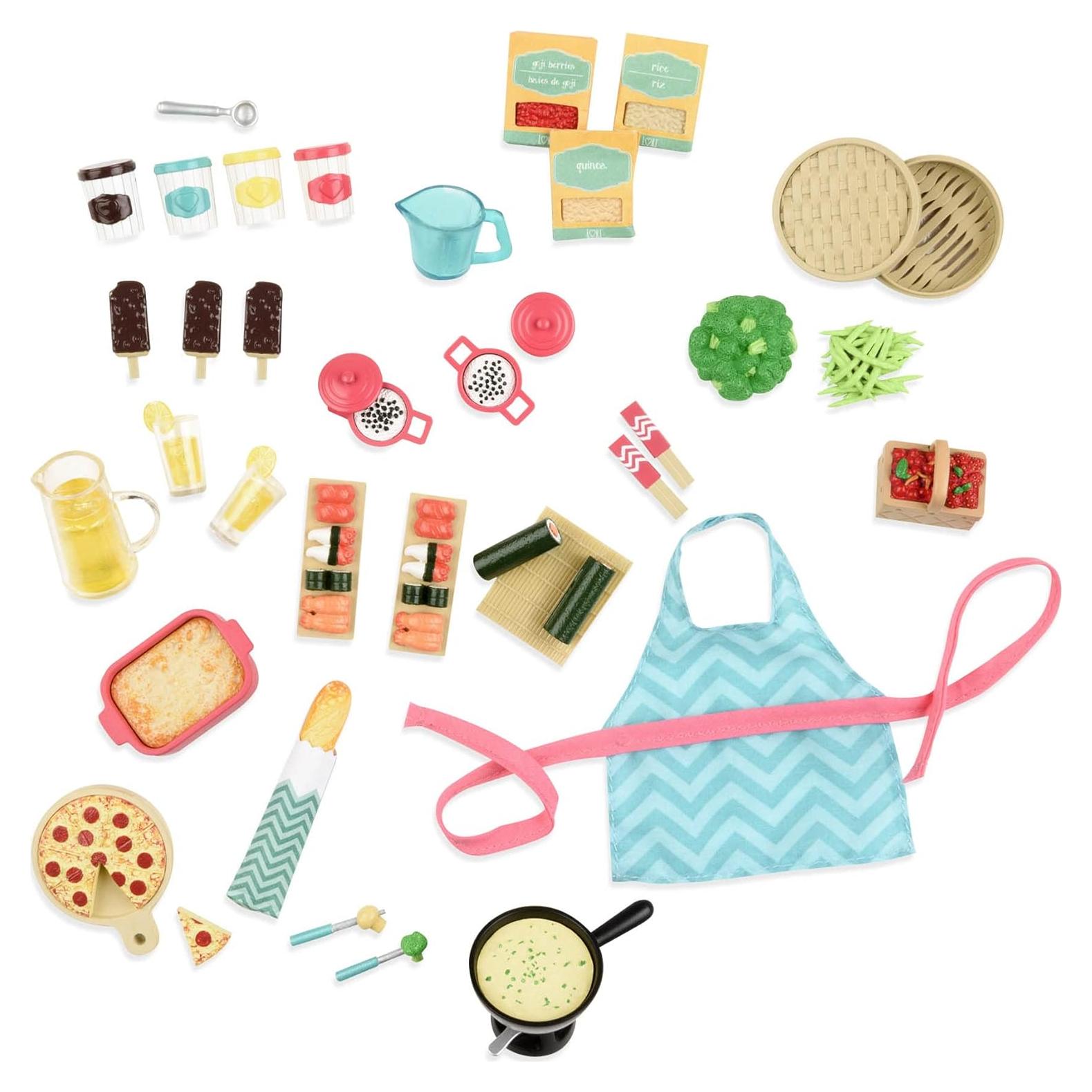 Set de Comida de Juguete Lori para Muñecas Mini 16.5 cm