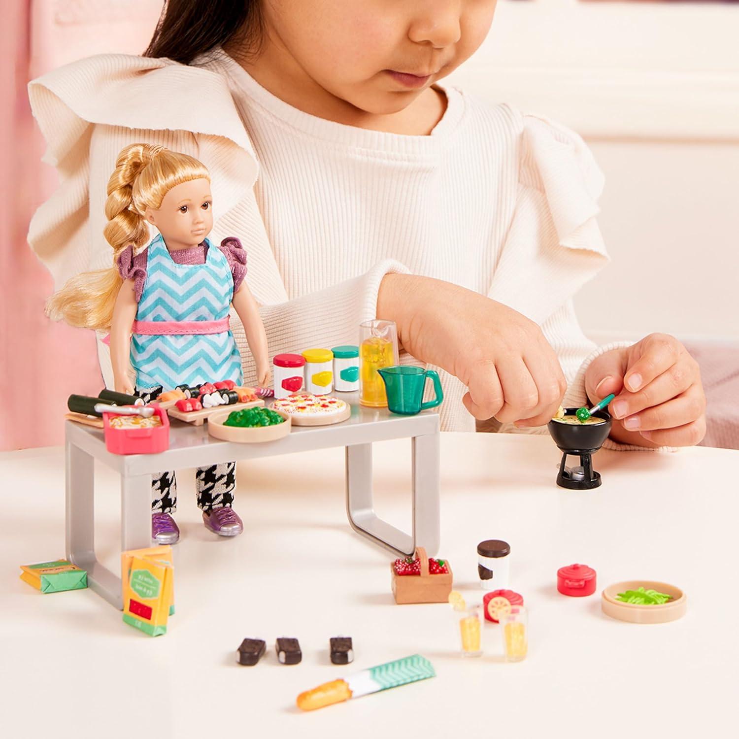 Set de Comida de Juguete Lori para Muñecas Mini 16.5 cm