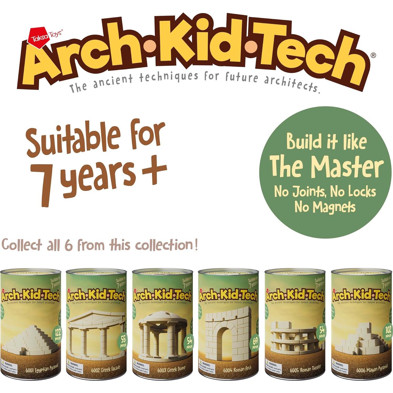 Juguetes Taksa Pirámide Egipcia 122 Pcs Bloques Construcción STEM