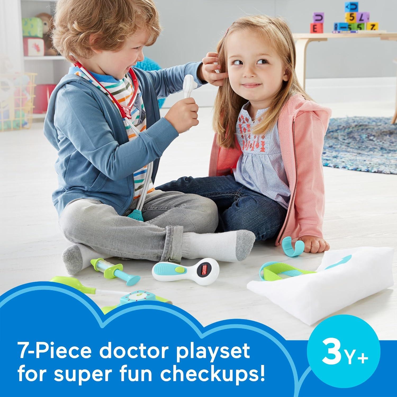 Kit Médico Fisher-Price 7 Piezas Juego de Rol para Niños 3+