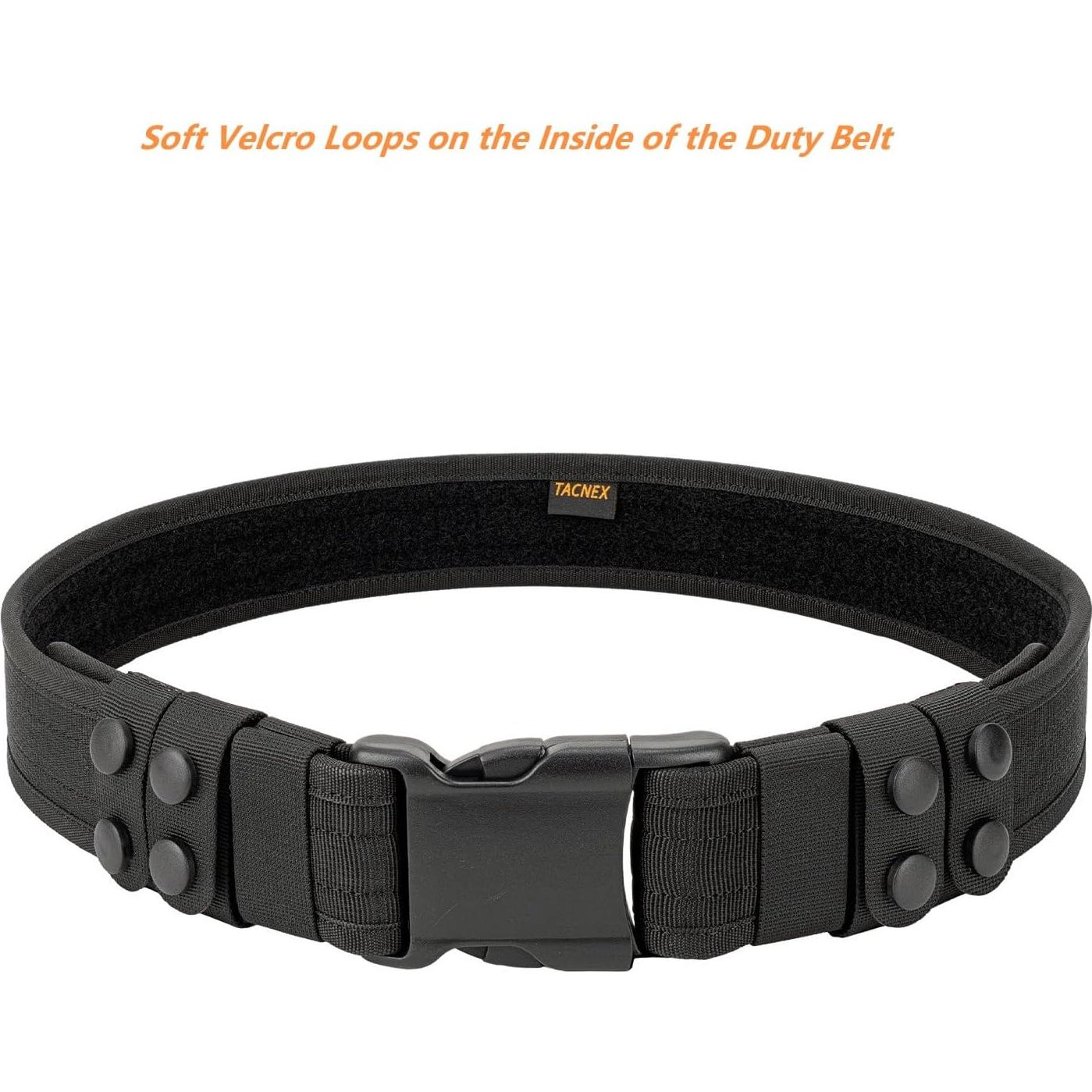 Cinturón de Deber TACNEX 5 cm Nylon 4 Sujetadores Seguridad