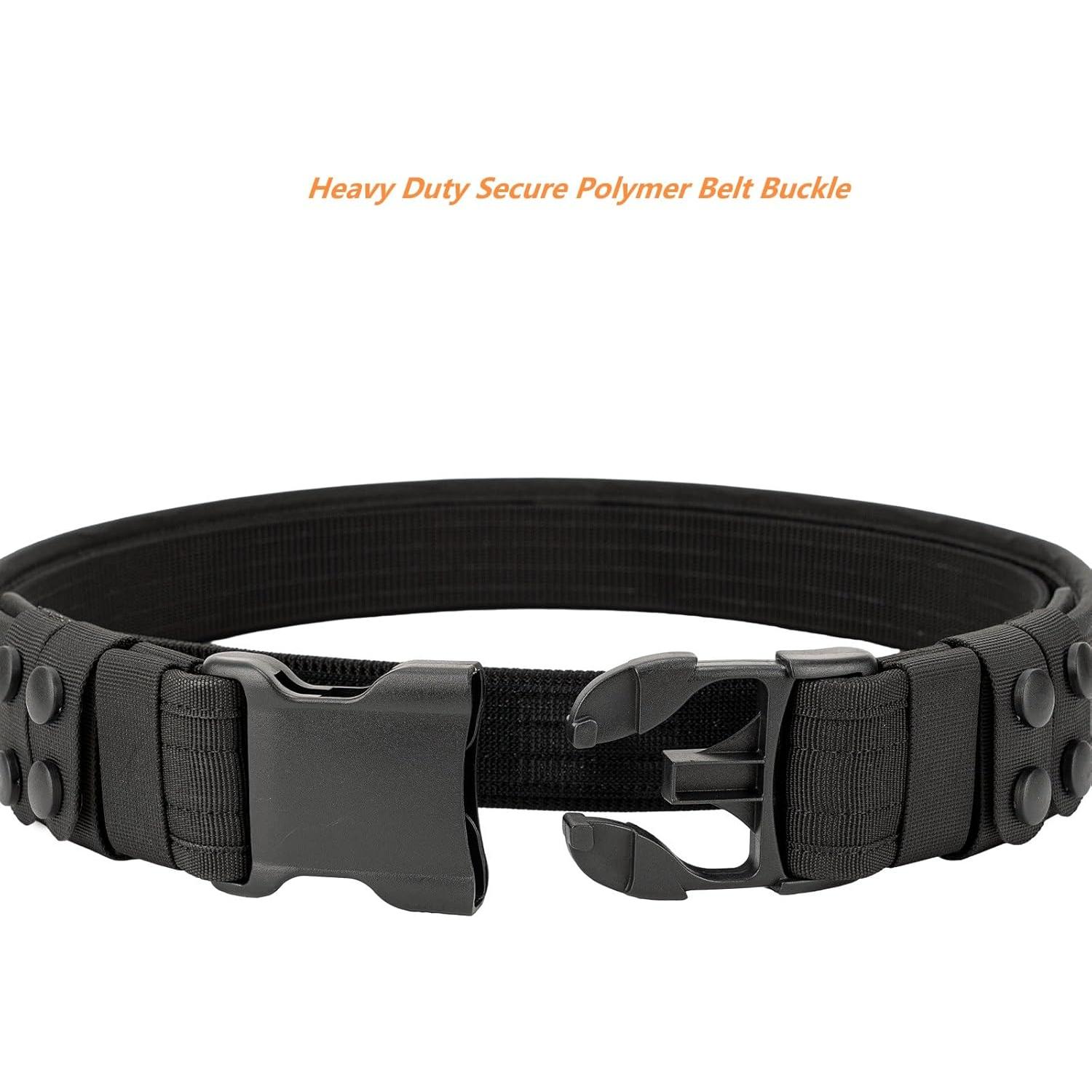 Cinturón de Deber TACNEX 5 cm Nylon 4 Sujetadores Seguridad