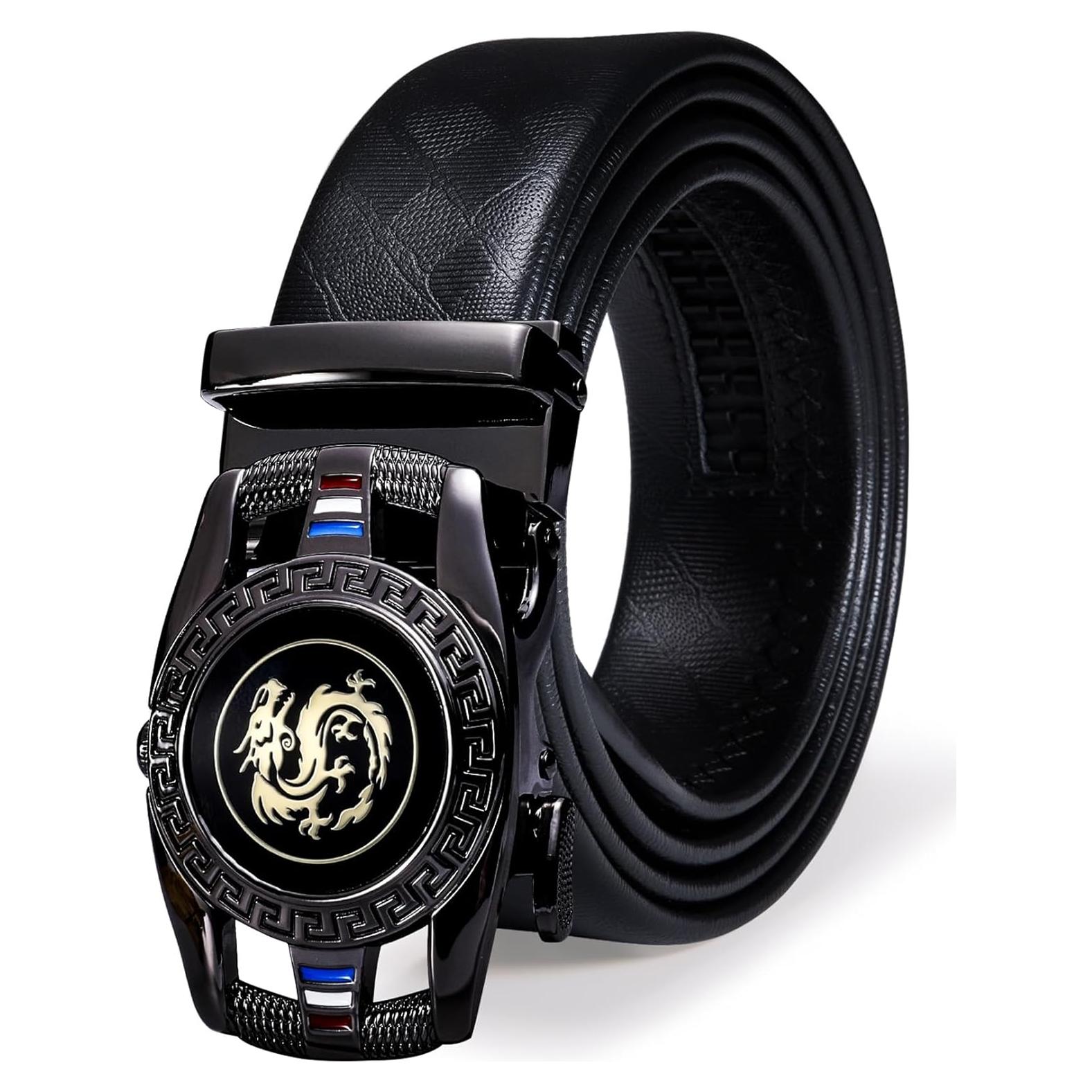 Cinturón Formal para Hombre Barry.Wang Cuero Genuino 110cm