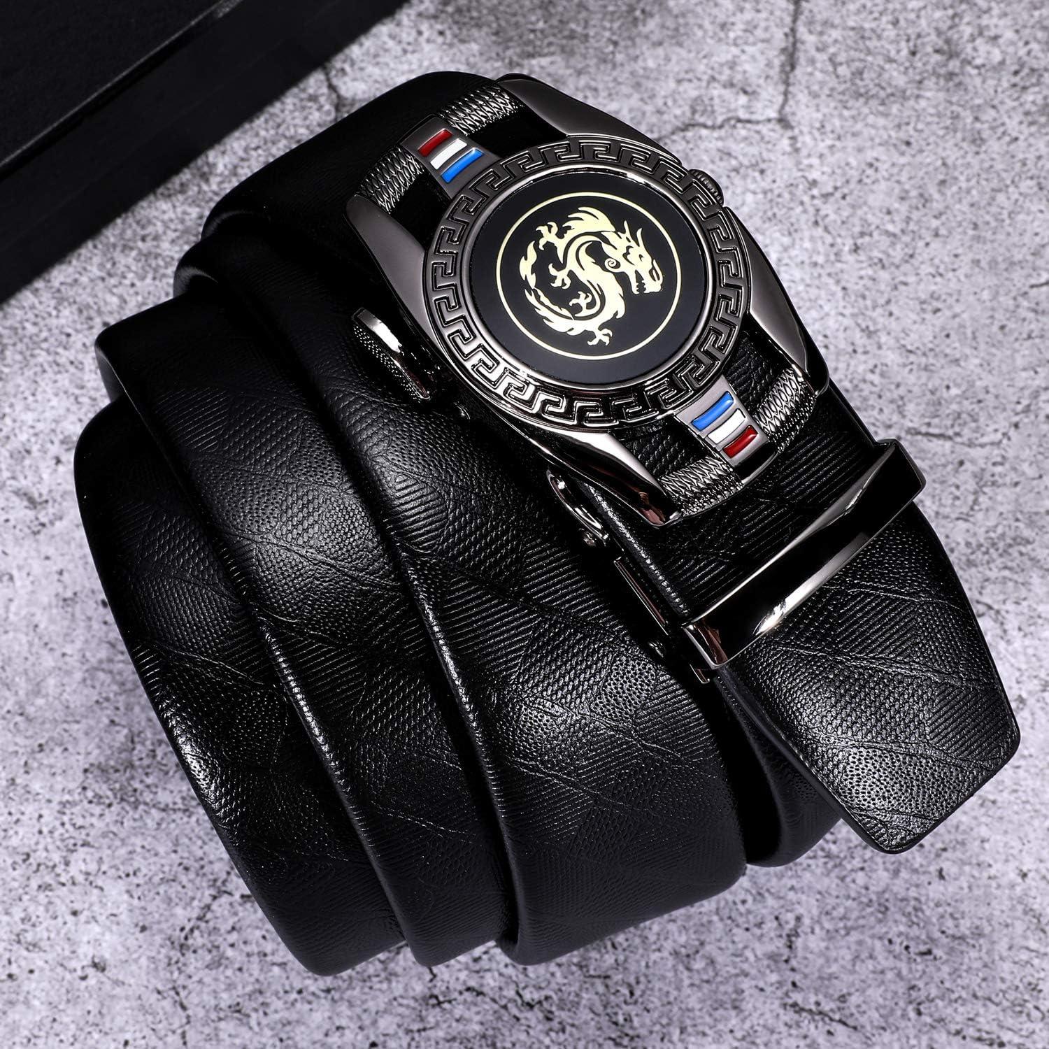 Cinturón Formal para Hombre Barry.Wang Cuero Genuino 110cm