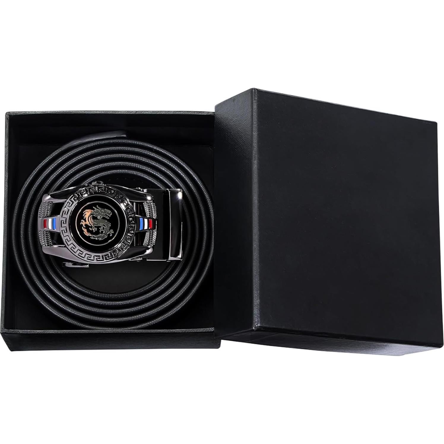 Cinturón Formal para Hombre Barry.Wang Cuero Genuino 110cm