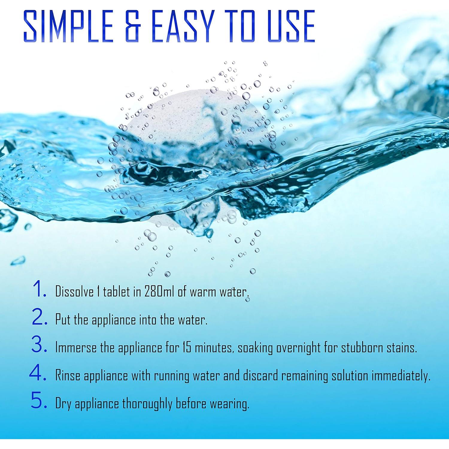 Limpiador de Dentaduras Lingito 90 Tabletas Efectivas