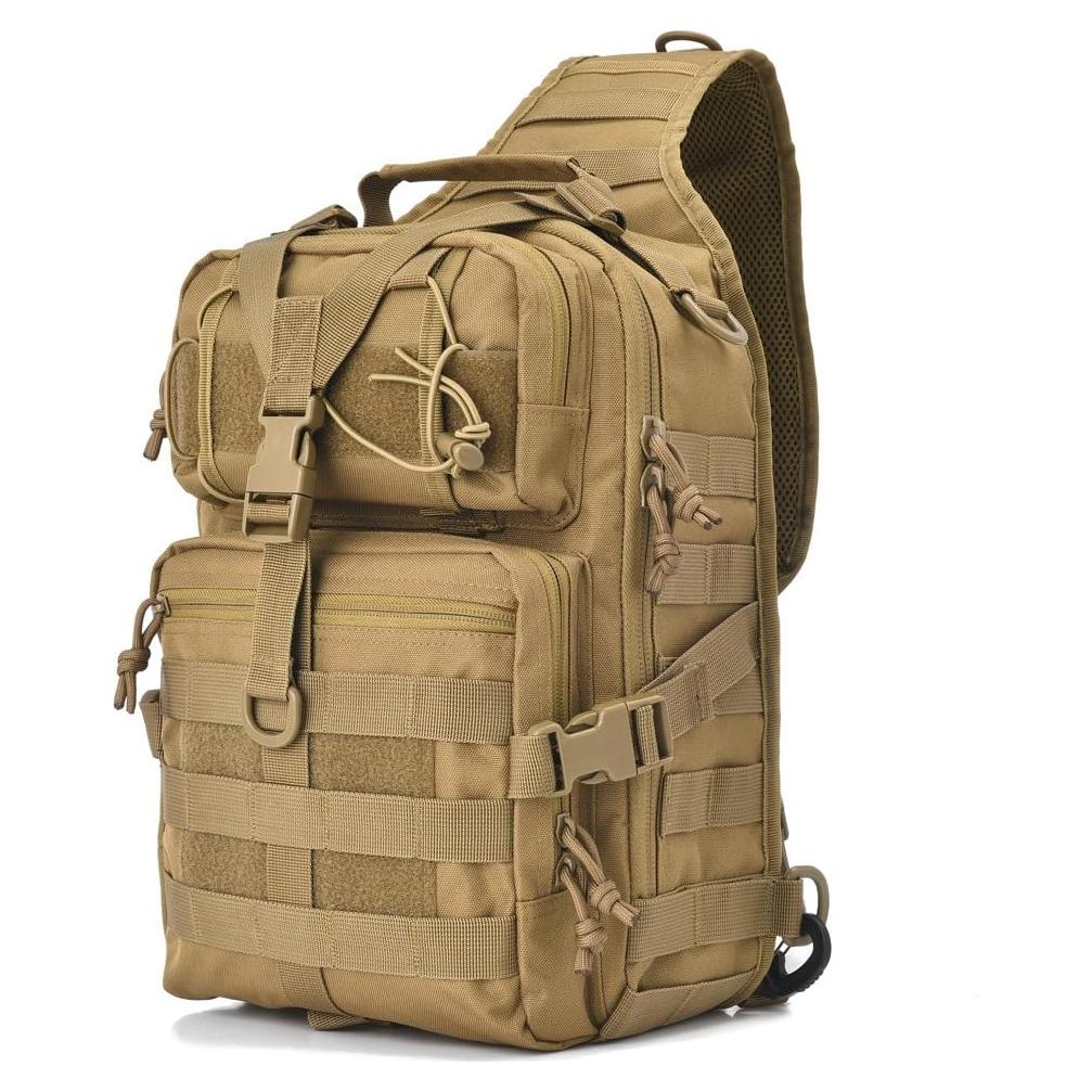 Bolsa de Bandolera Táctica Tan 35.56x29.21x16.51 cm