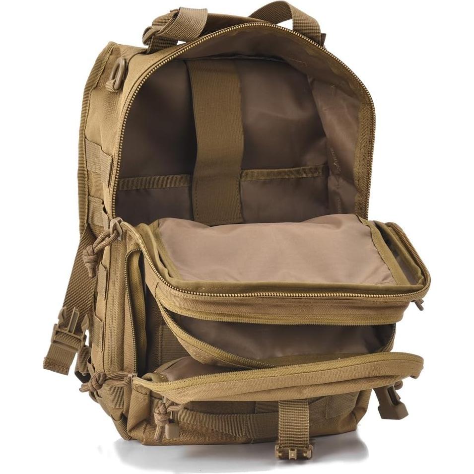 Bolsa de Bandolera Táctica Tan 35.56x29.21x16.51 cm