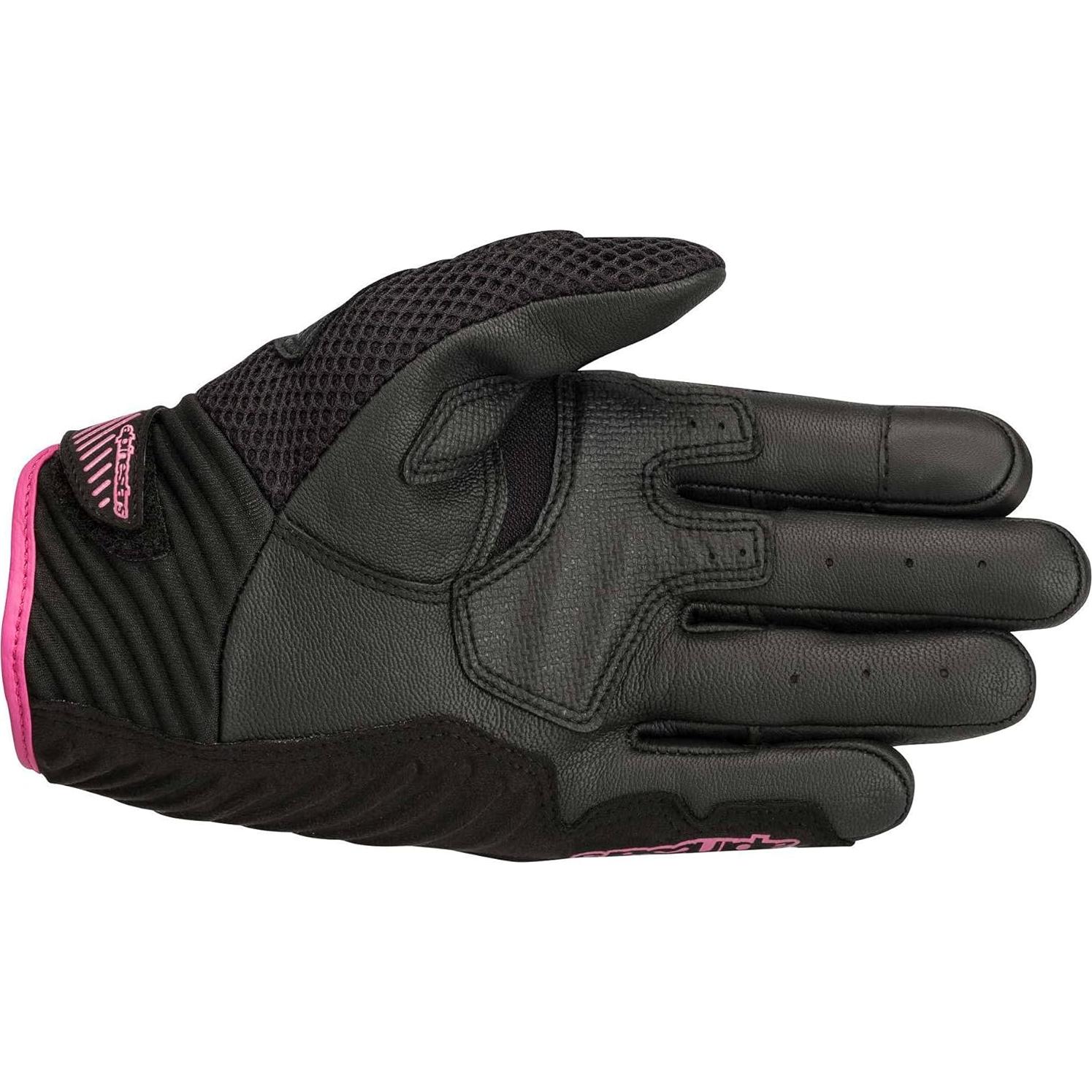 Guantes de Ciclismo para Mujer Alpinestars Damen Moto Negros