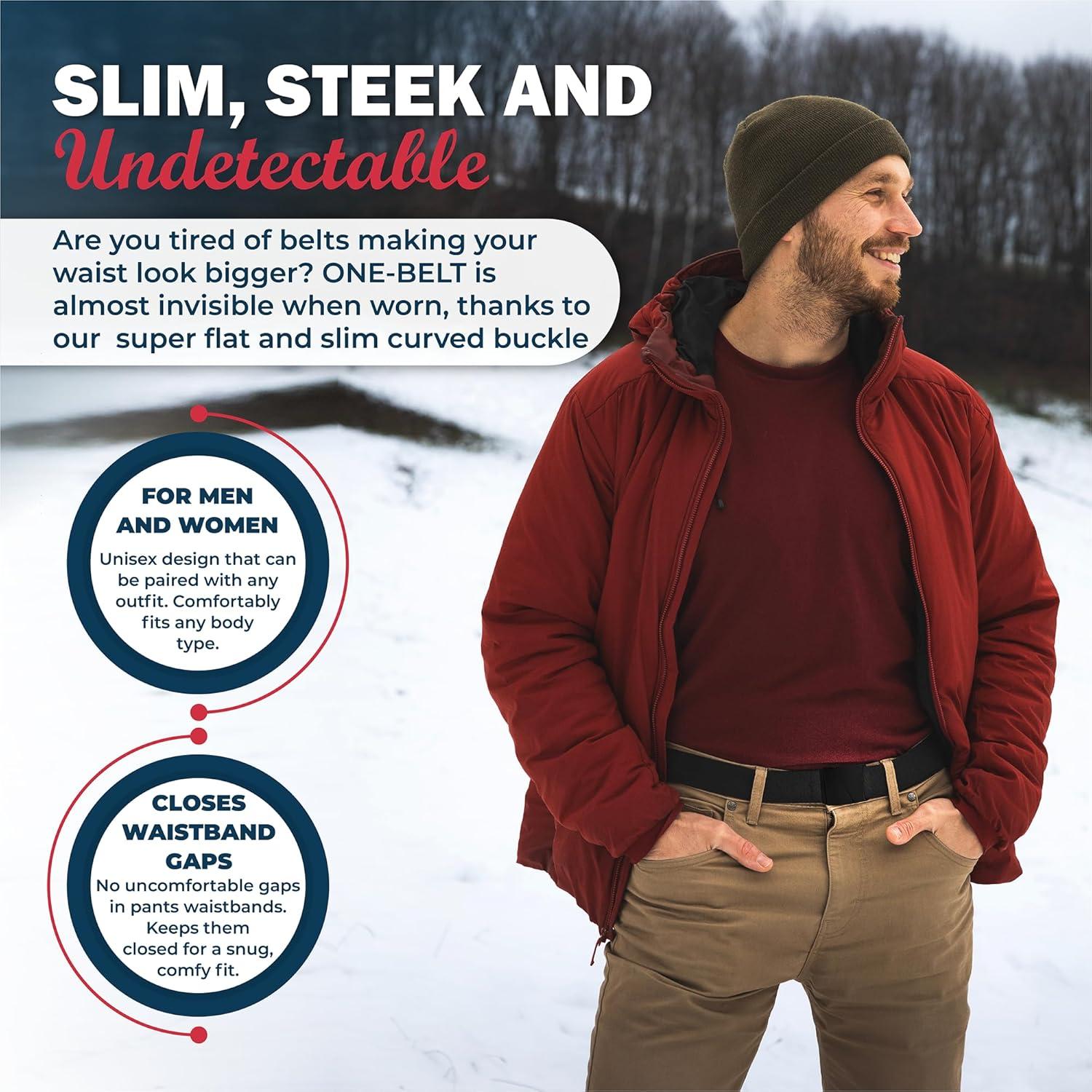 Cinturón elástico invisible One-Belt ajustable 127 cm