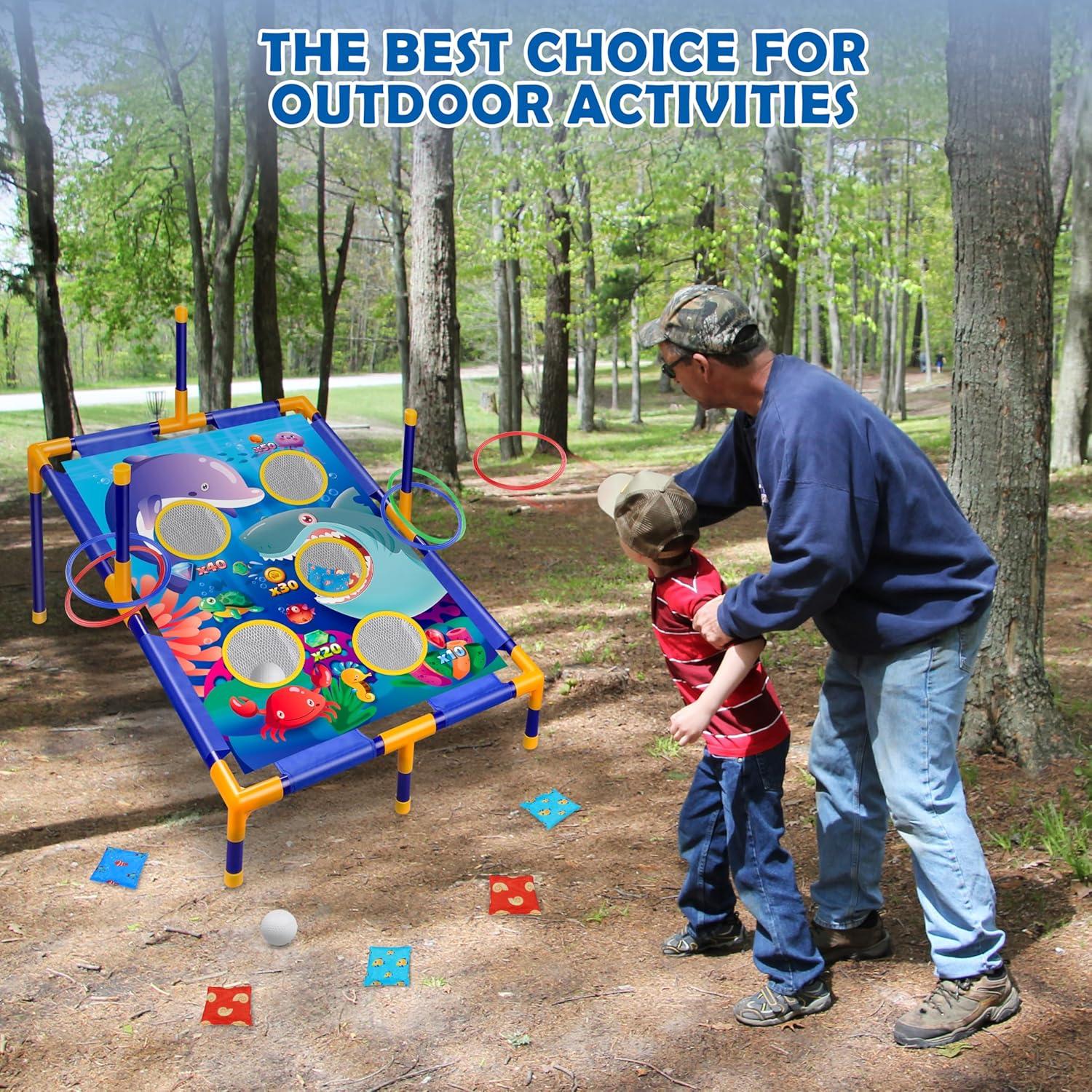 Juego de Lanzamiento de Bolsas de Frijoles Toyk 3 en 1 para Niños