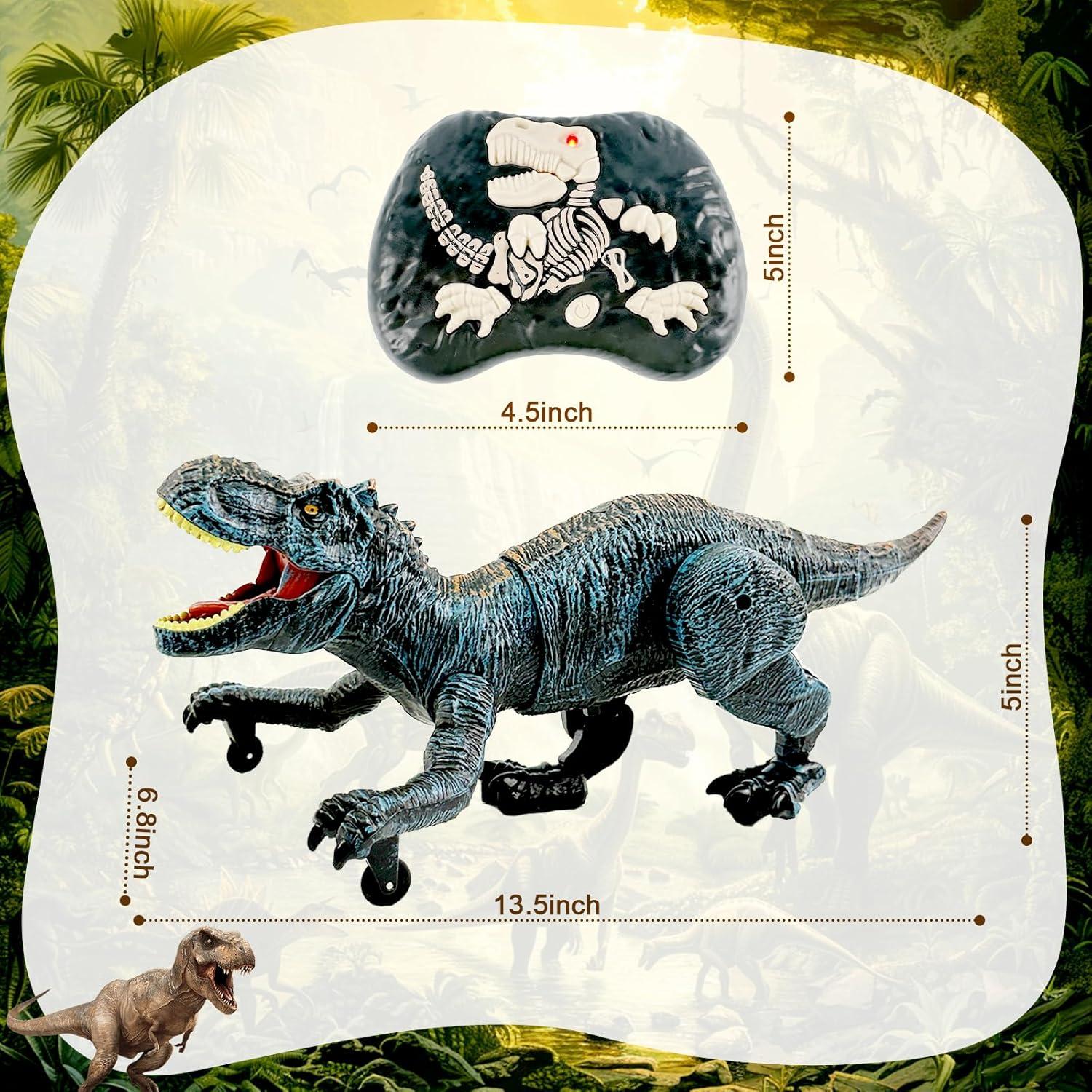 Control Remoto Dinosaurio Robot TALGIC Azul 27.4x22.2cm