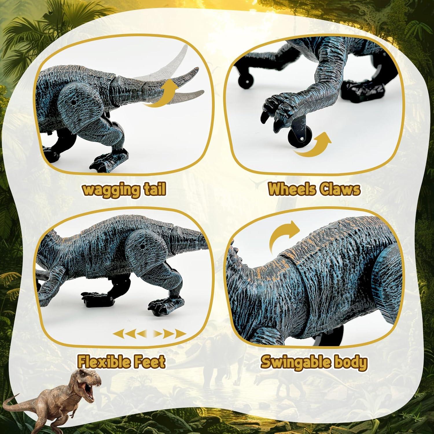 Control Remoto Dinosaurio Robot TALGIC Azul 27.4x22.2cm