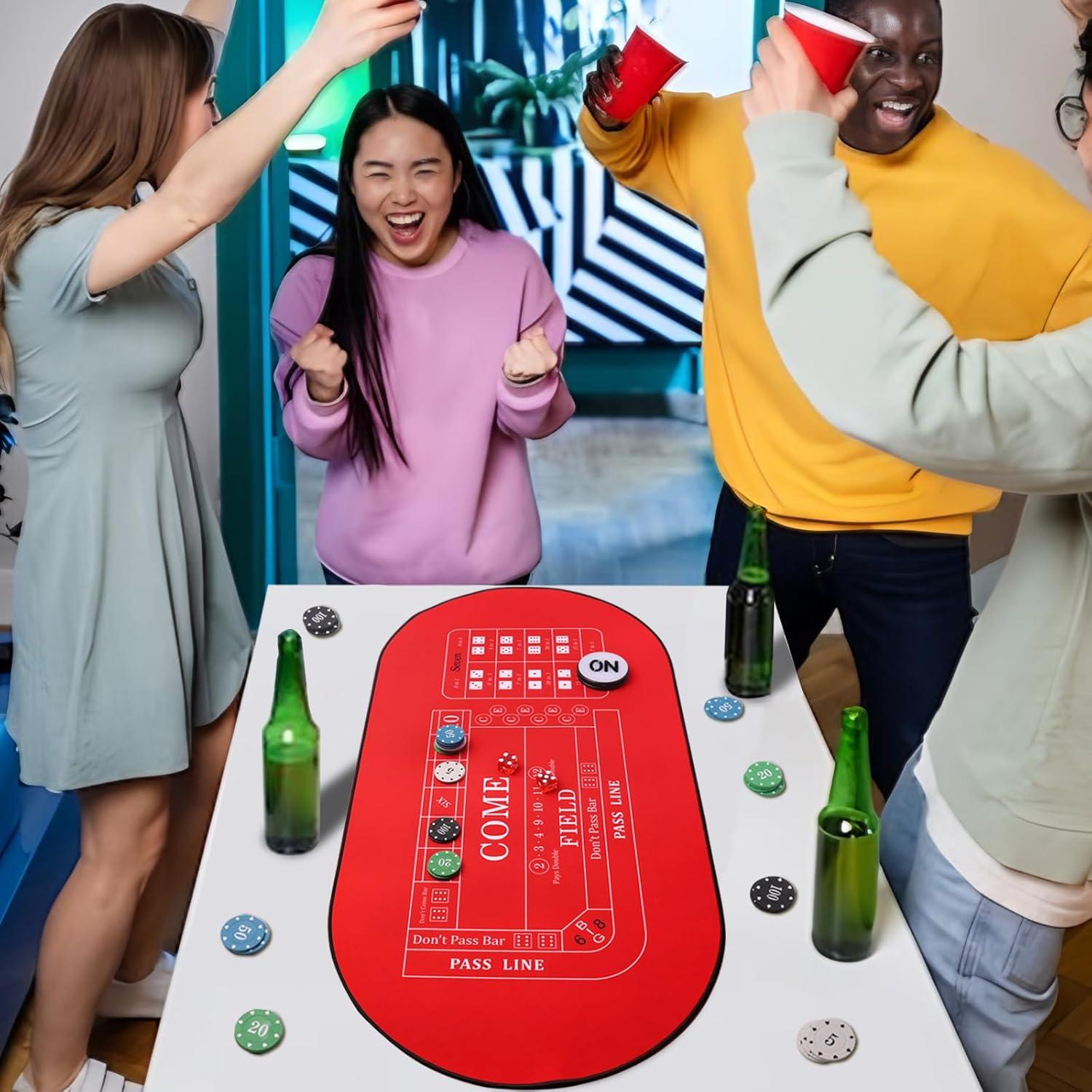 Alfombra de Mini Craps TMKEFFC 85.1x42.4cm Antideslizante