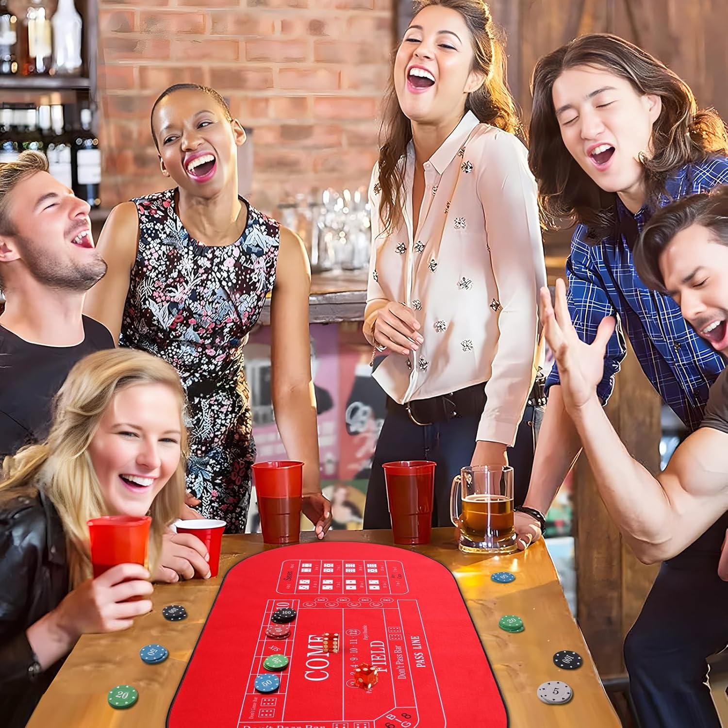 Alfombra de Mini Craps TMKEFFC 85.1x42.4cm Antideslizante