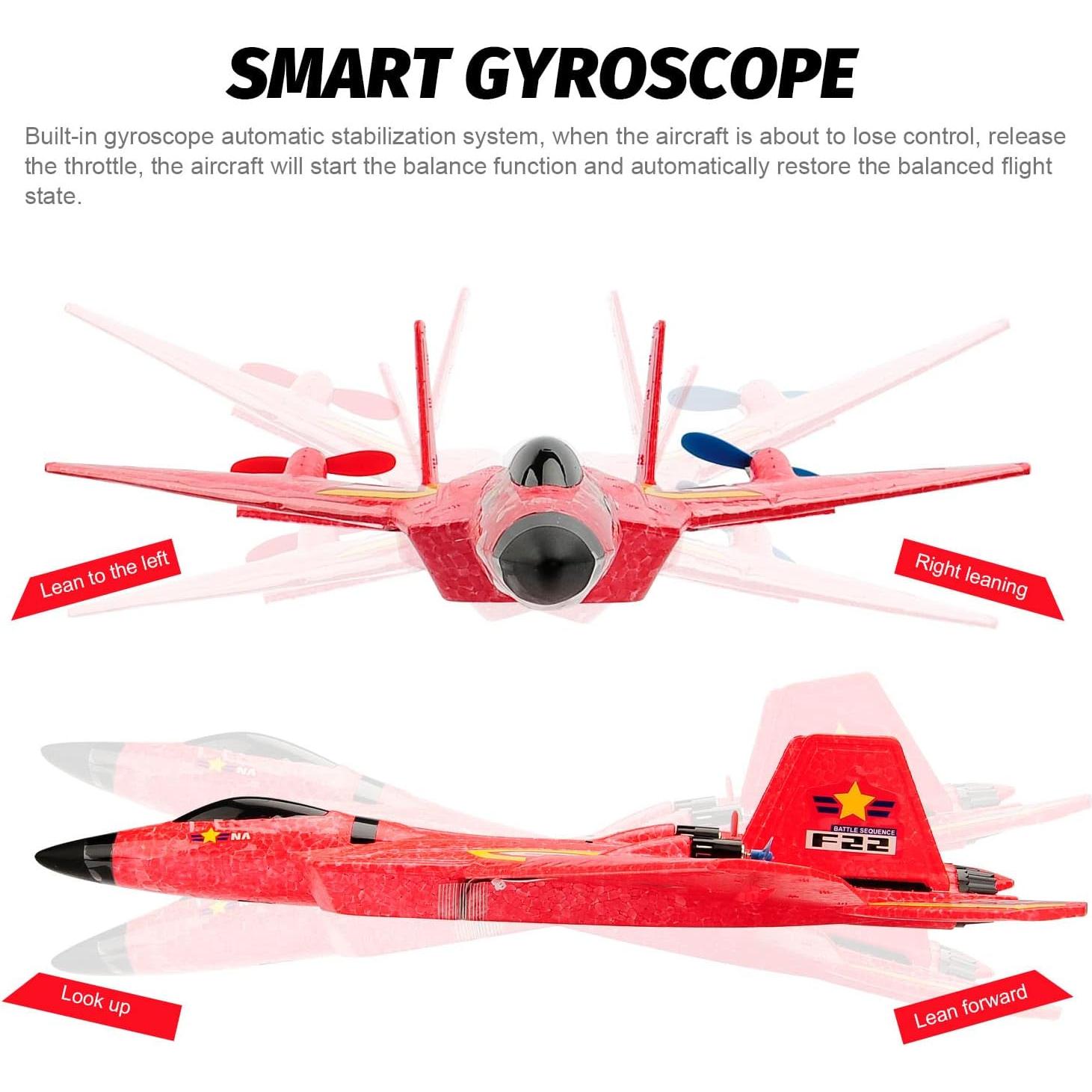 Avión RC F22 RoofWorld Listo para Volar 35.6x27.9cm