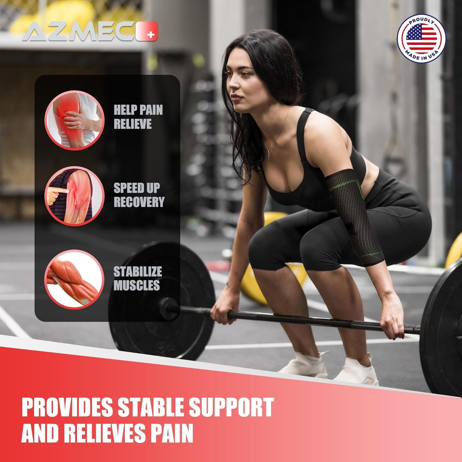 Mangas de Compresión Azmec para Brazos Pequeño - Soporte Deportivo