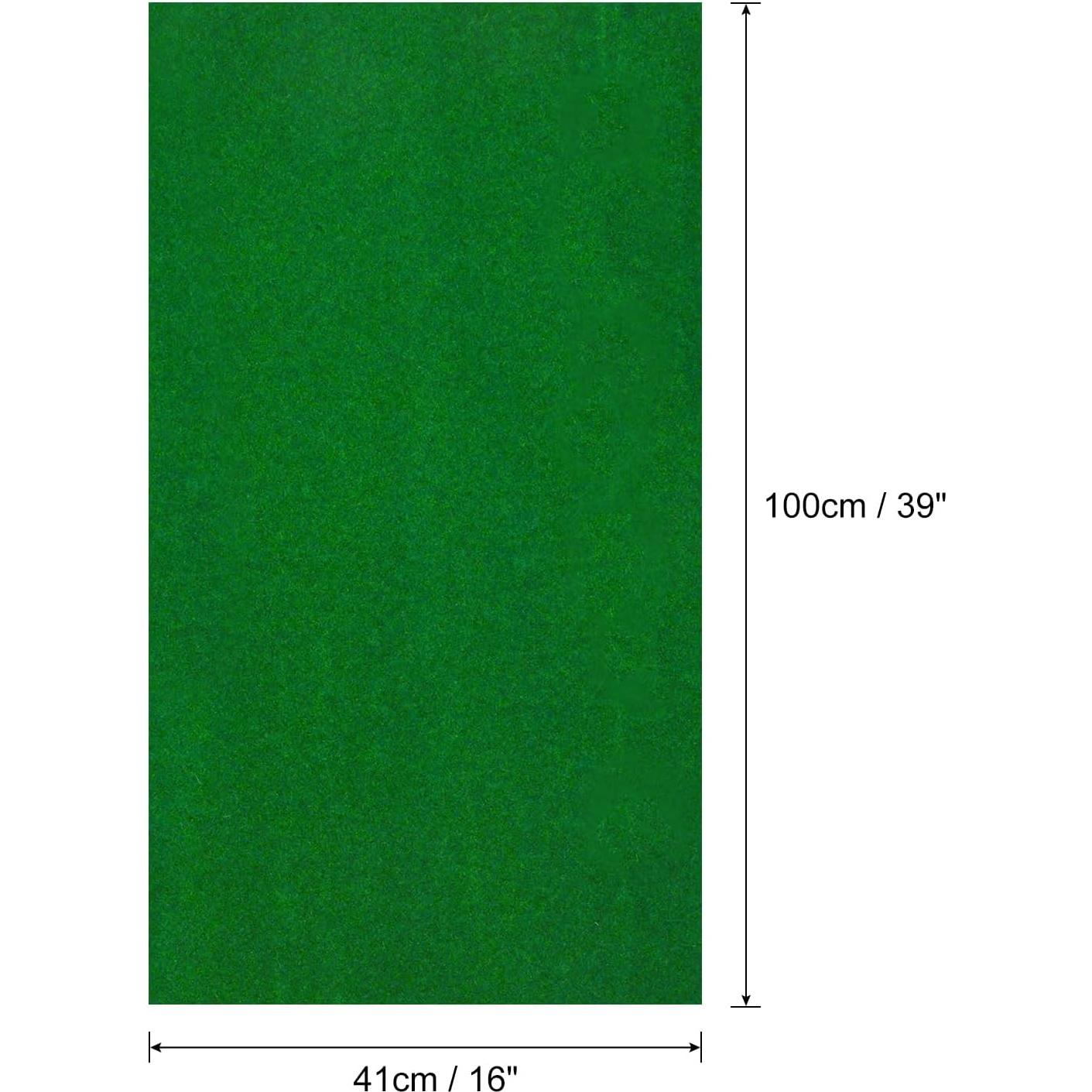 Alfombra de Césped Artificial MECCANIXITY 41x100 cm Verde Oscuro