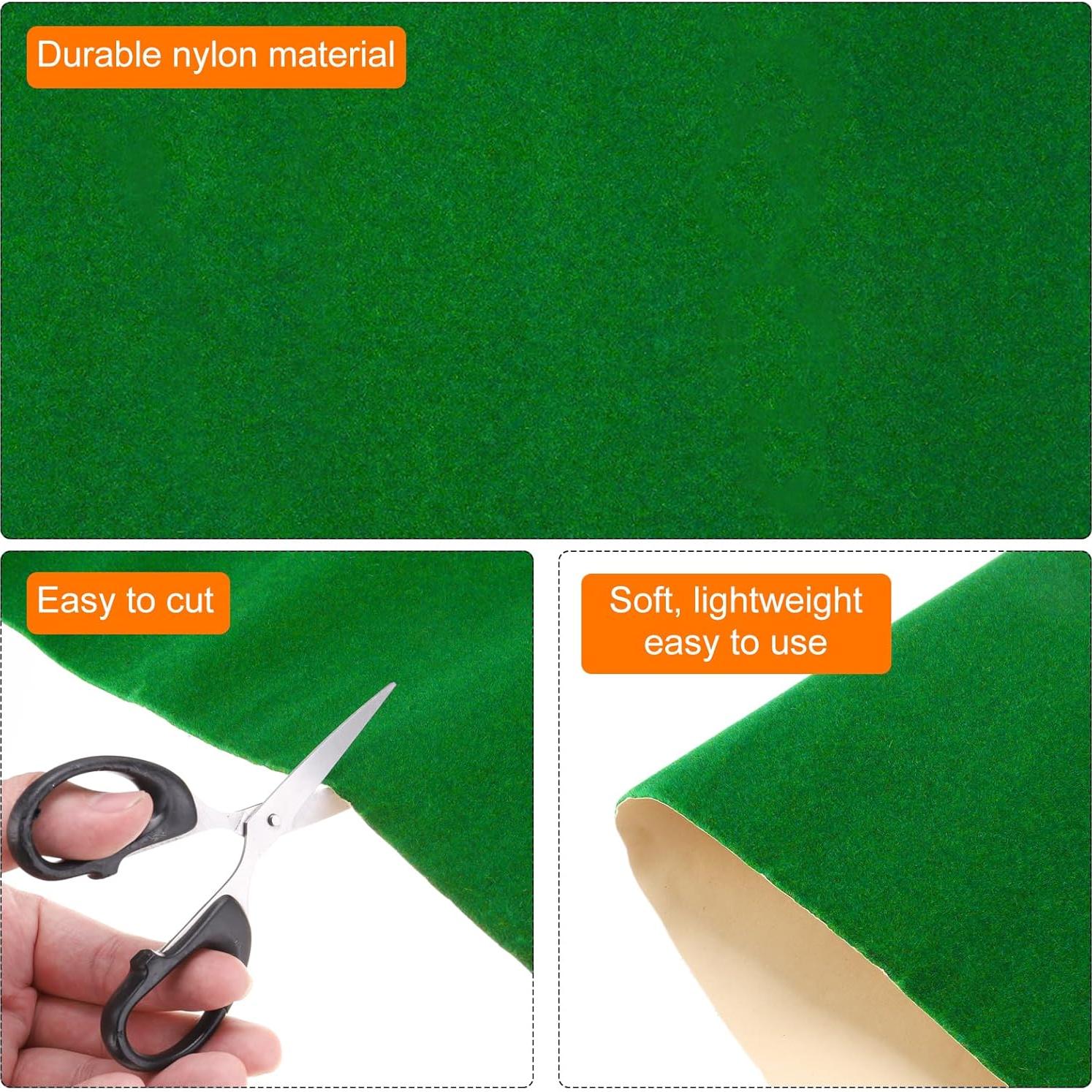 Alfombra de Césped Artificial MECCANIXITY 41x100 cm Verde Oscuro