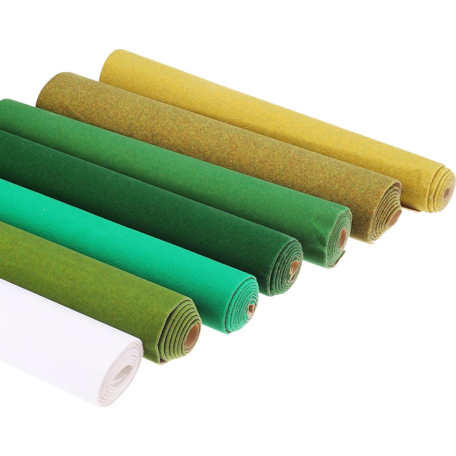 Alfombra de Césped Artificial MECCANIXITY 41x100 cm Verde Oscuro