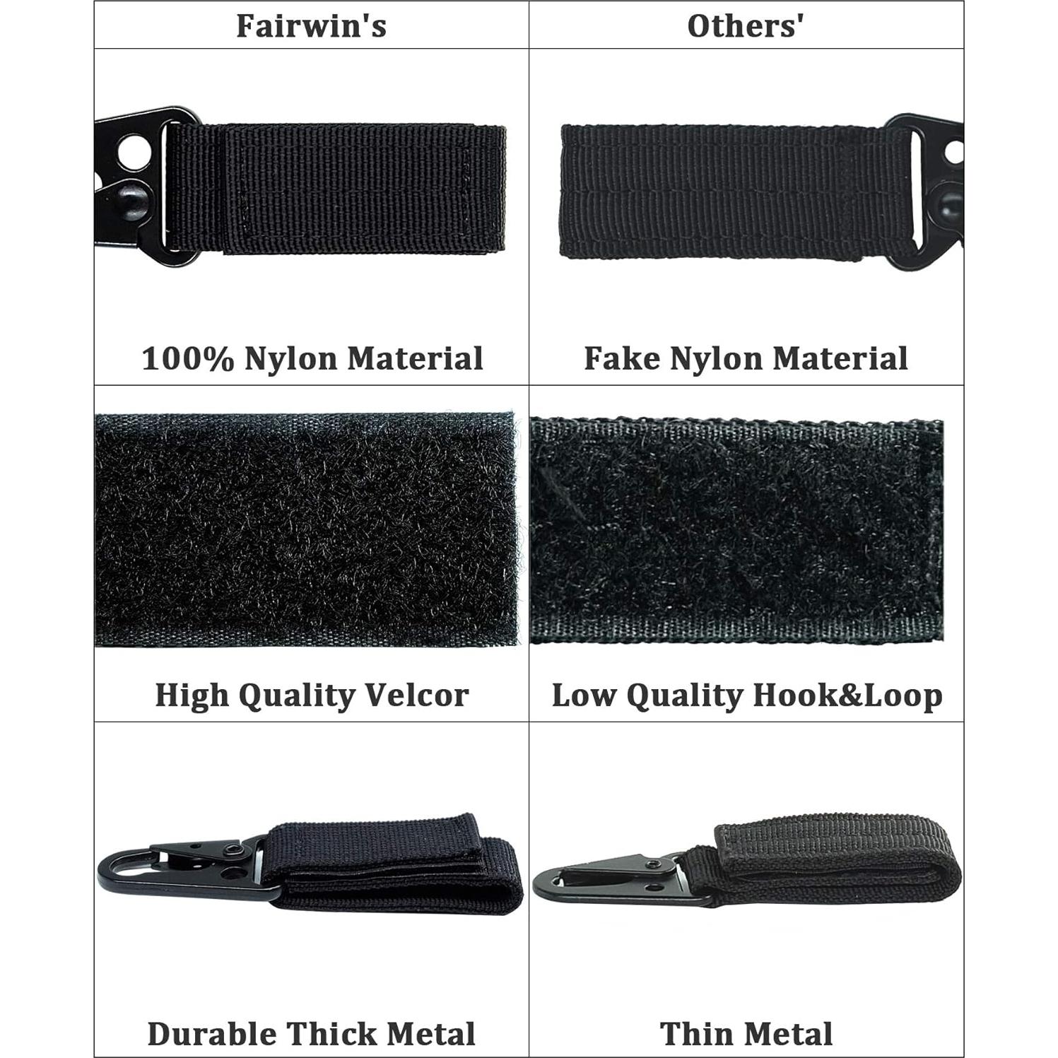 Clip Táctico FAIRWIN Soporte de Llave Nylon Ajustable