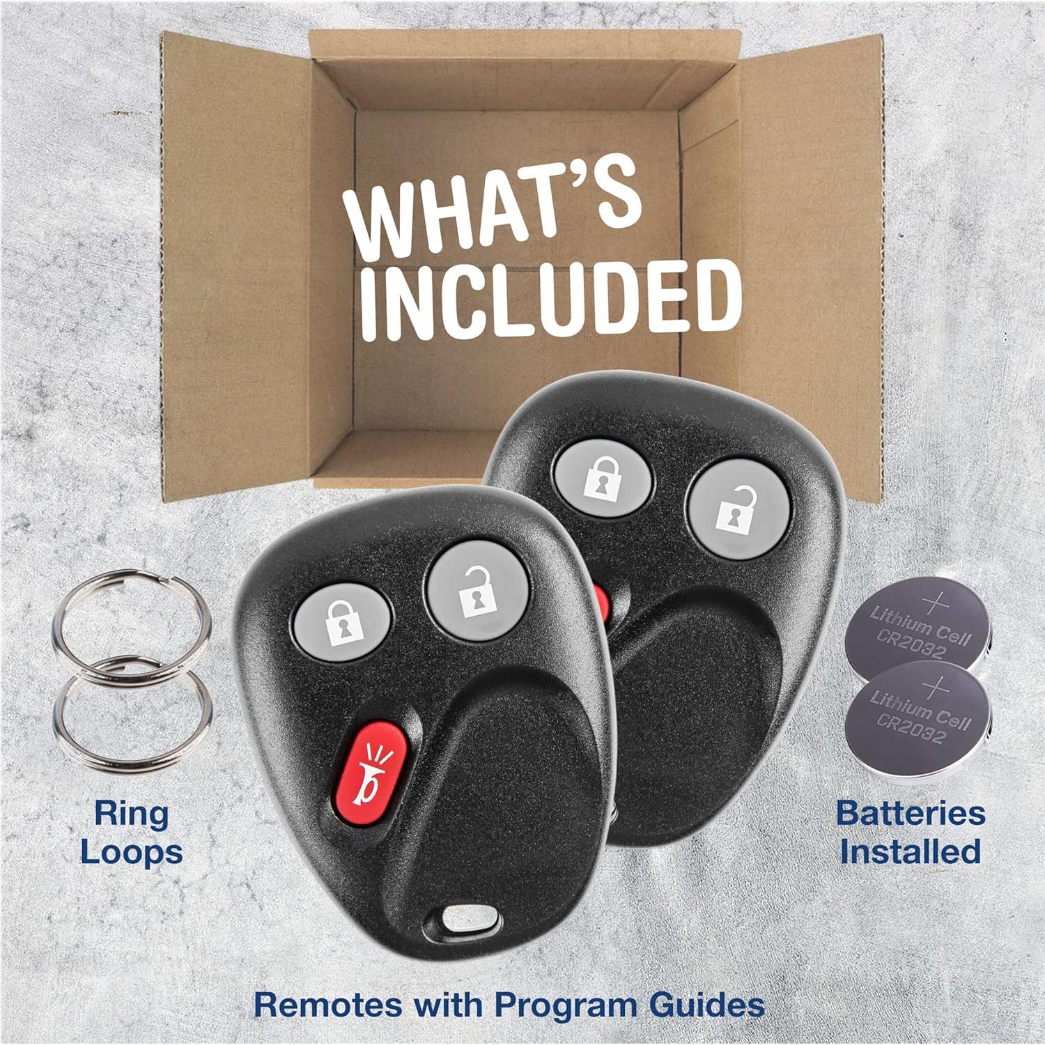 Llavero KeylessOption 3 Botones para Chevrolet y GMC