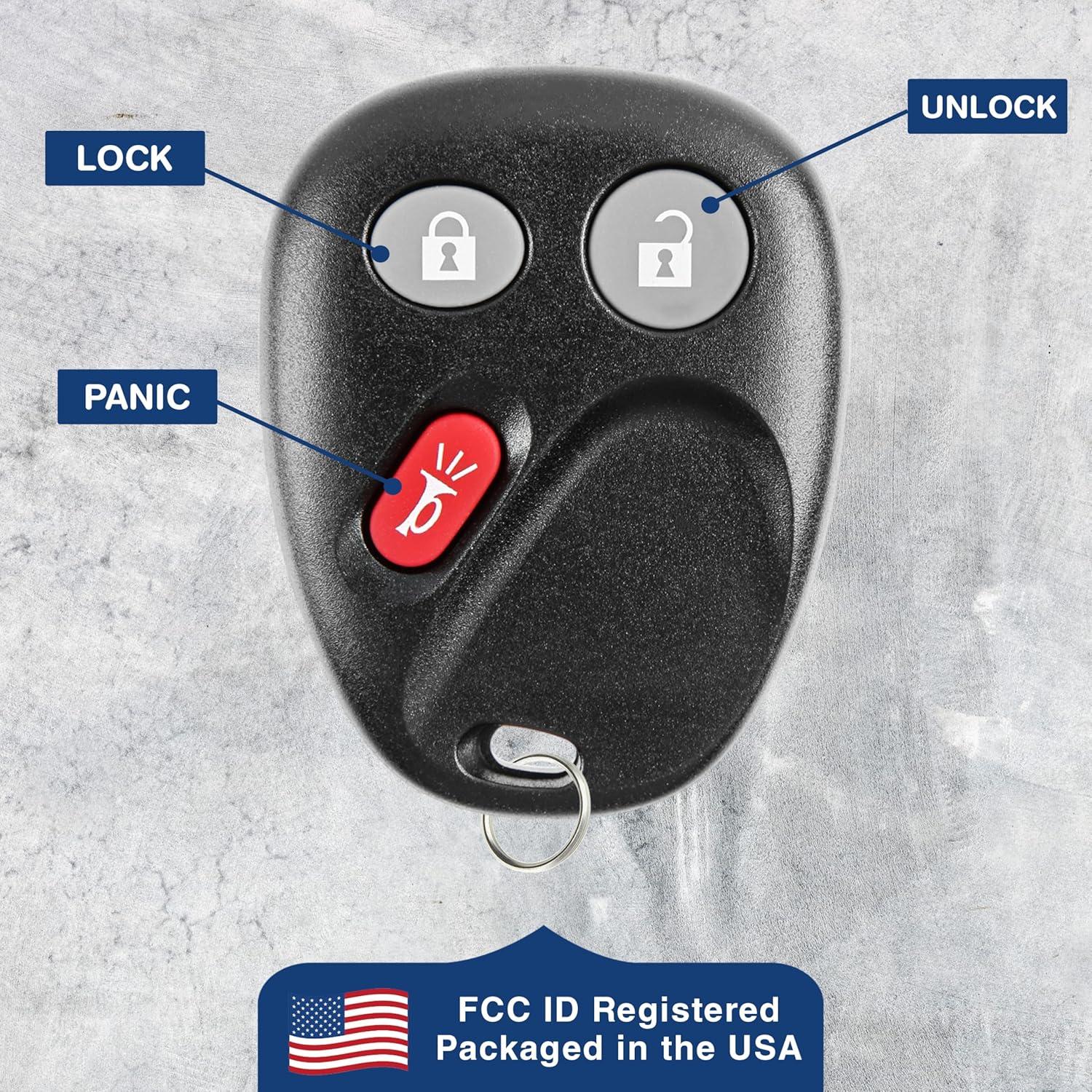 Llavero KeylessOption 3 Botones para Chevrolet y GMC