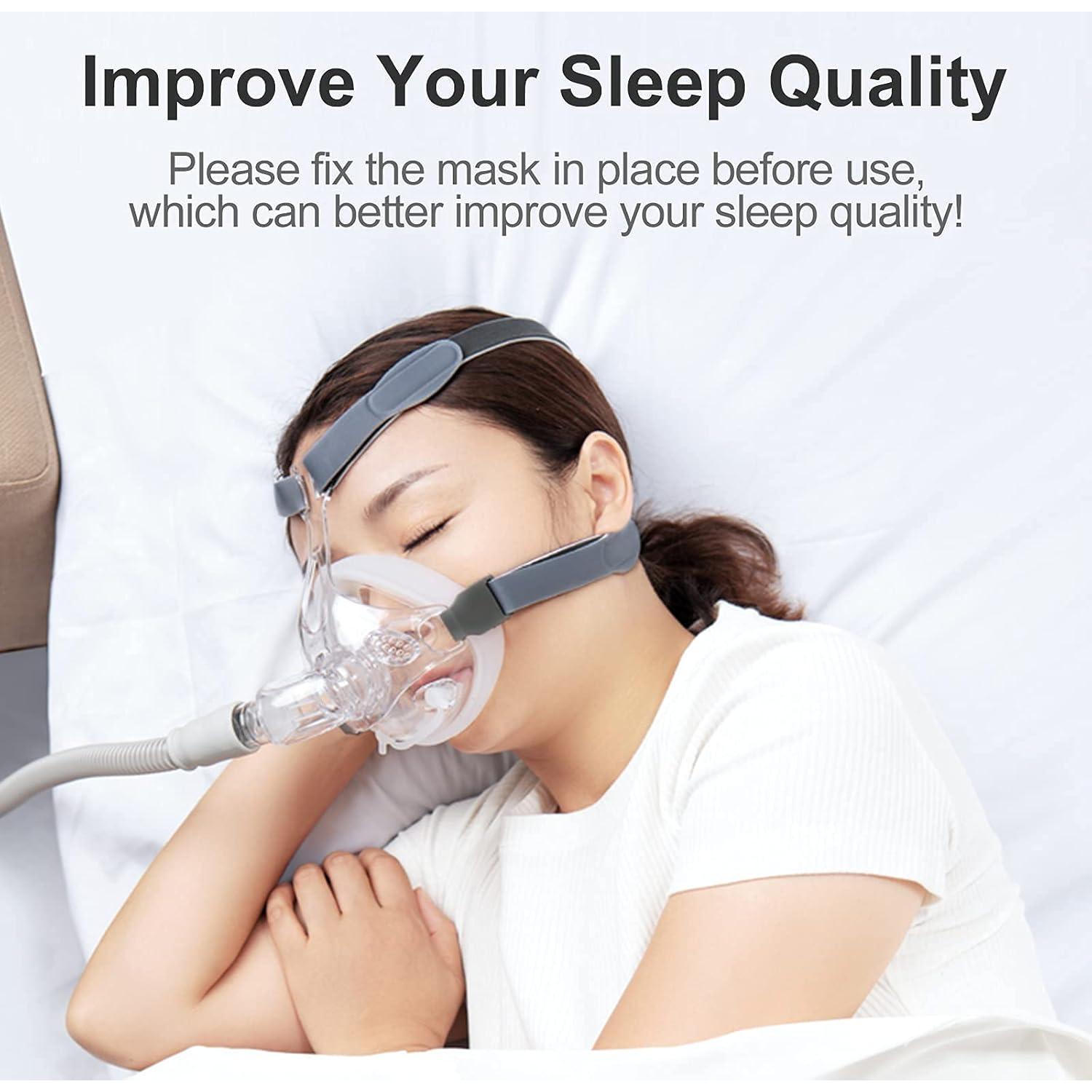 Correa de Cabecera CPAP RESCOMF Mediana Gris - Reemplazo Durable