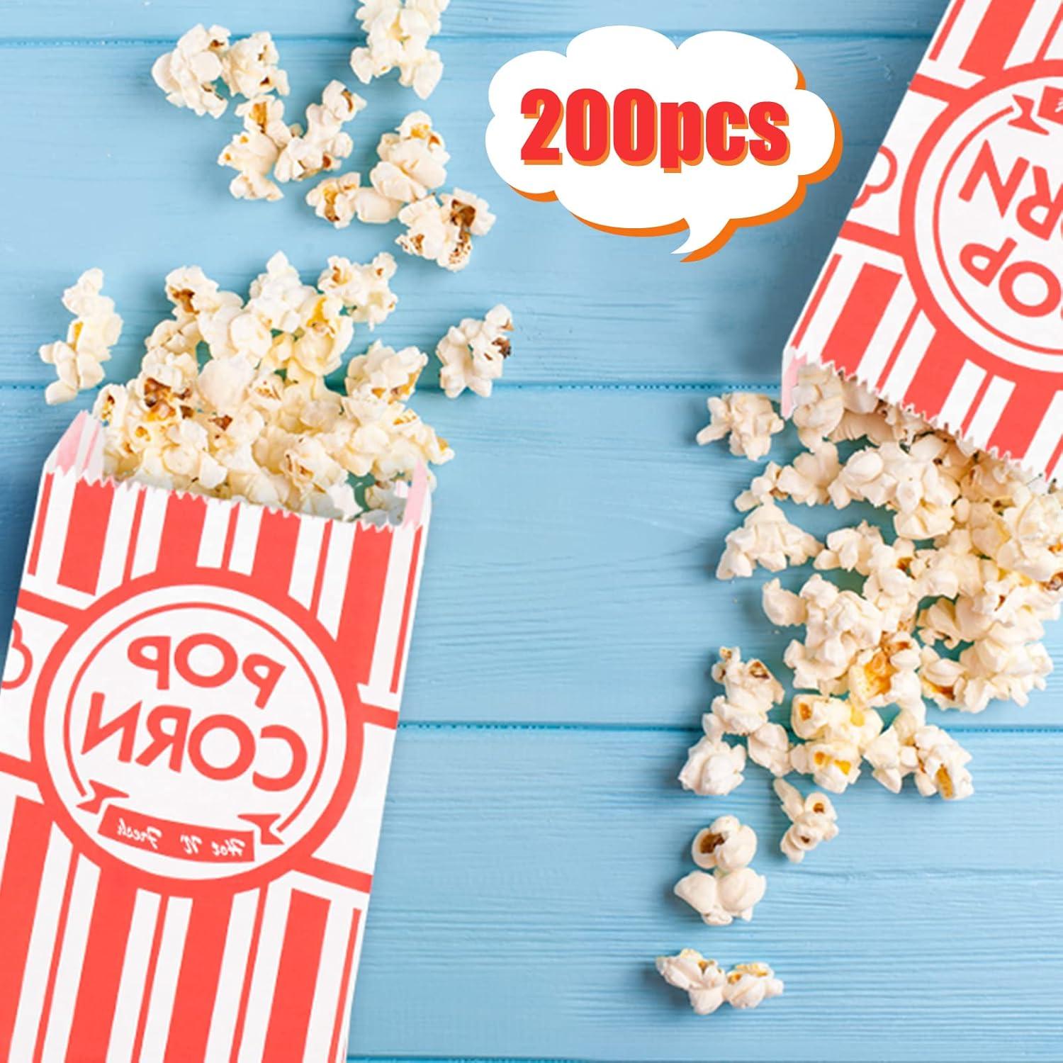 200 Bolsas de Papel para Palomitas Essenya 1 oz Individuales