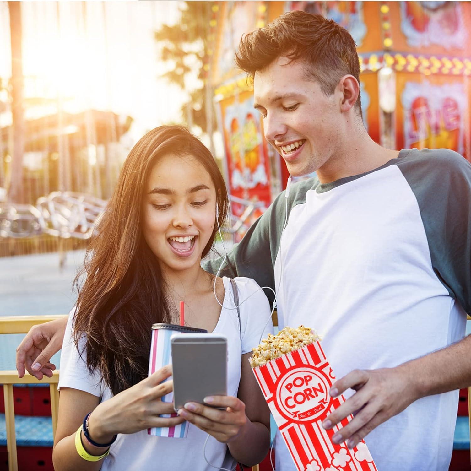 200 Bolsas de Papel para Palomitas Essenya 1 oz Individuales