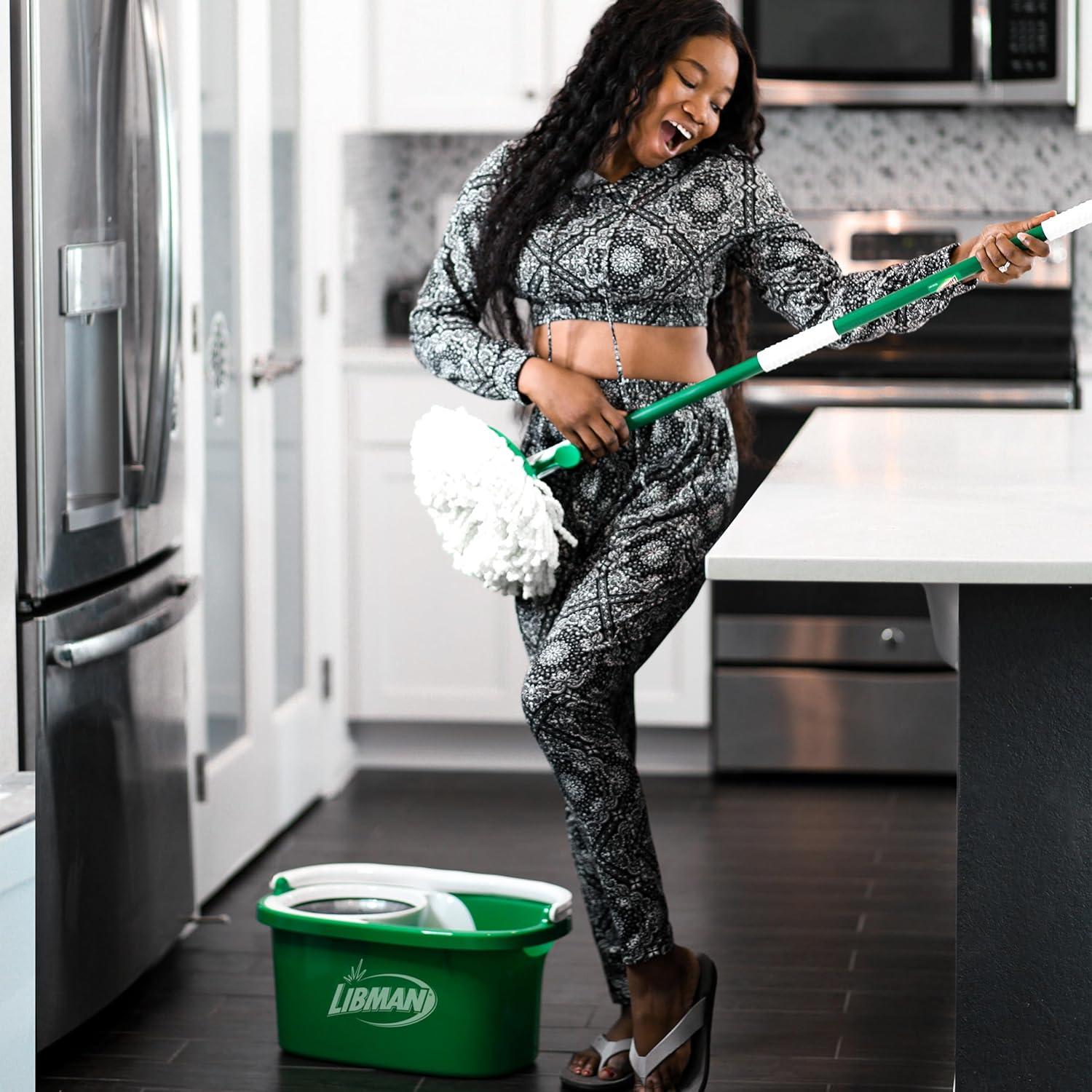 Trapeador Giratorio Libman Tornado con Cubo y 3 Recambios