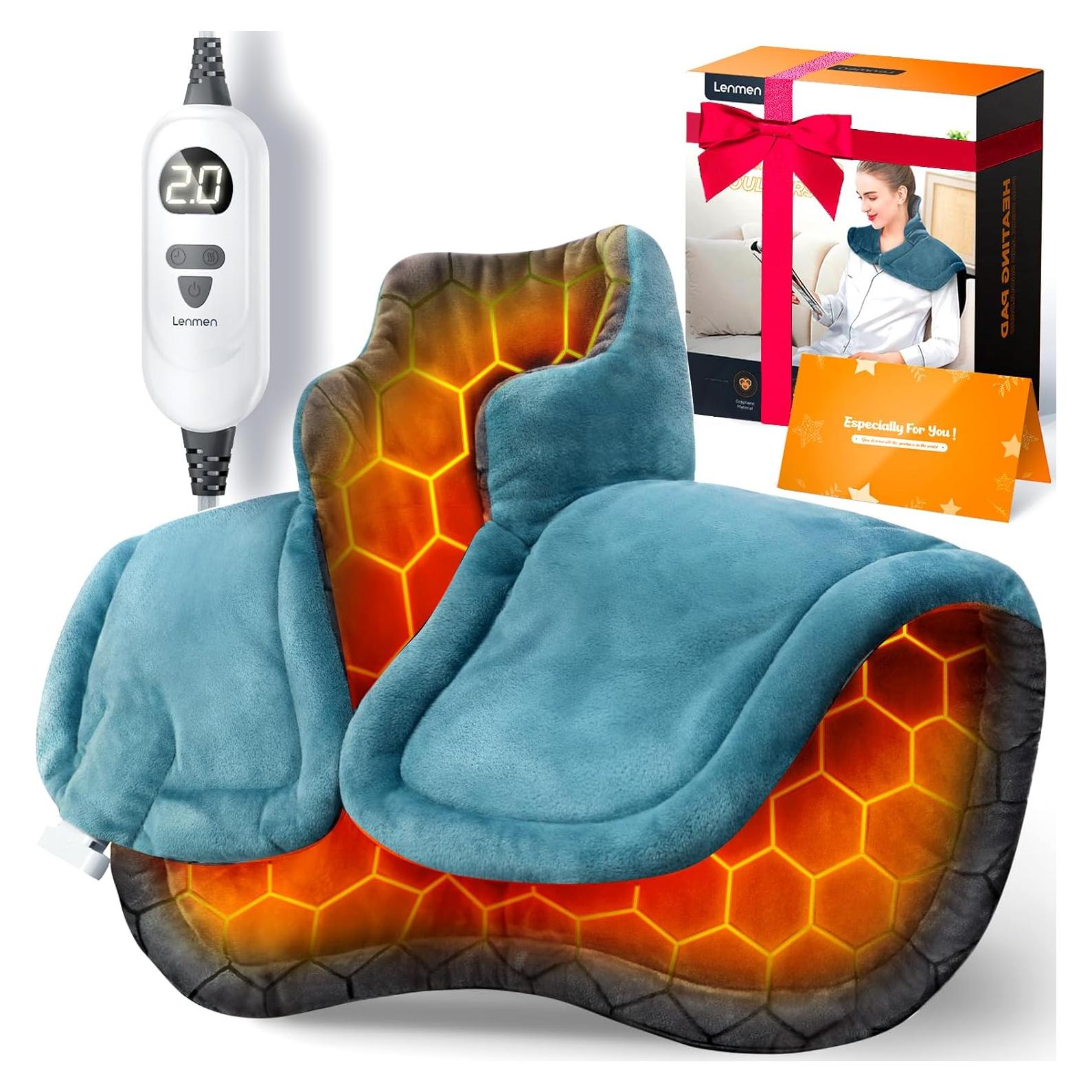 Almohadilla Térmica Lenmen HP006 con Grafeno para Cuello y Hombros