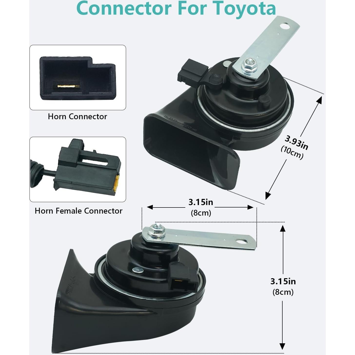 Kit de Claxon NEOGET para Toyota y Lexus 12V Doble Tono 126dB