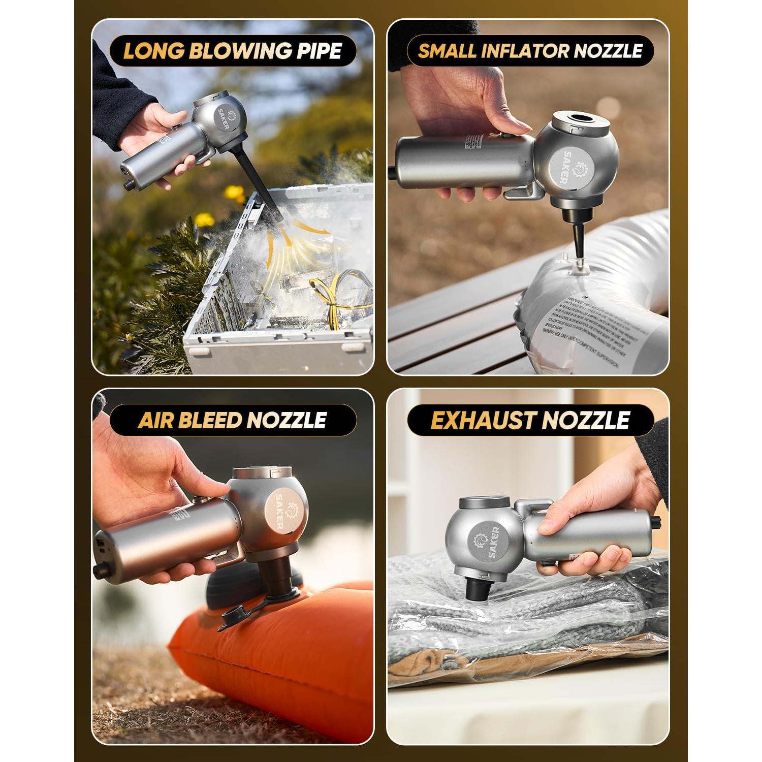 Aspiradora de Coche Saker SW-102 Inalámbrica 6-en-1 20000PA