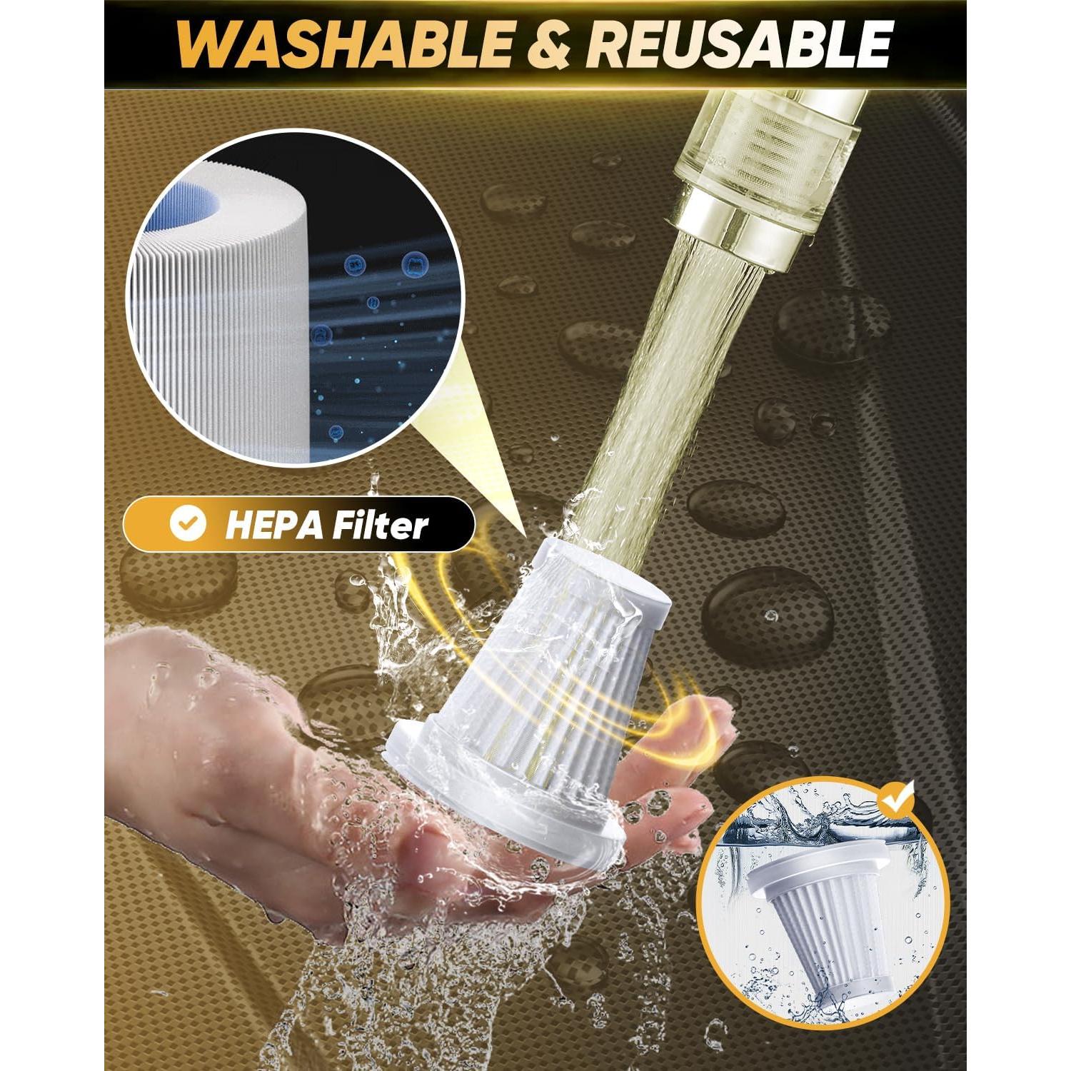 Aspiradora de Coche Saker SW-102 Inalámbrica 6-en-1 20000PA