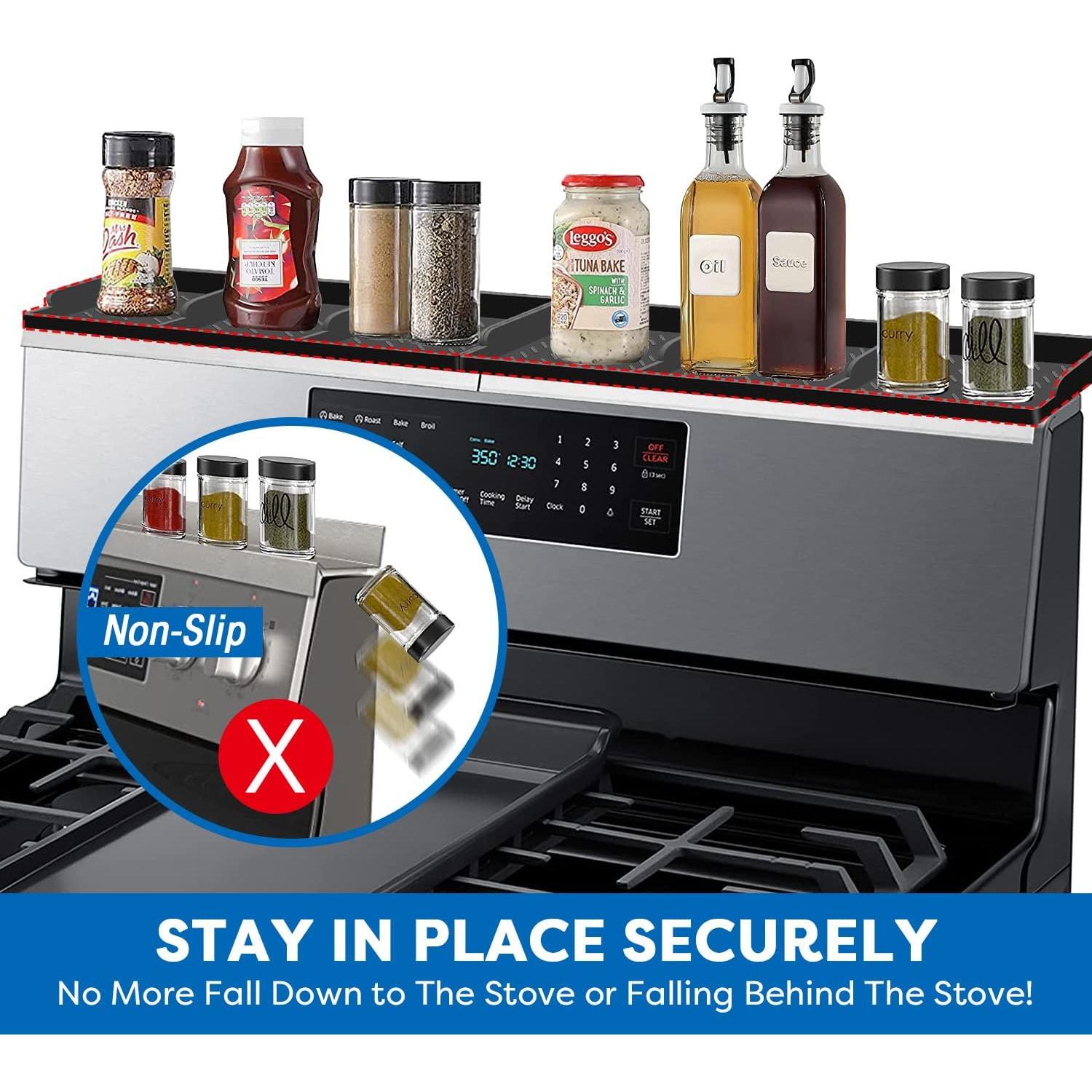 Estante Magnético de Cocina Hydream 30cm Silicona Negro