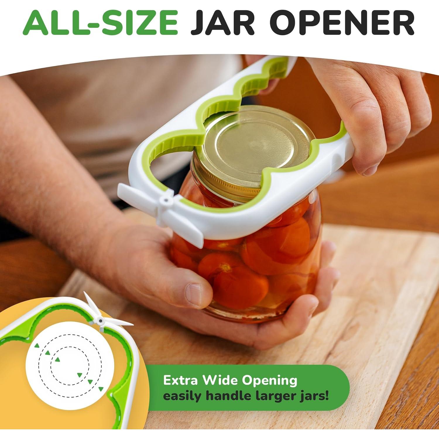 Abrebotellas Multifuncional 5 en 1 para Personas Mayores Verde