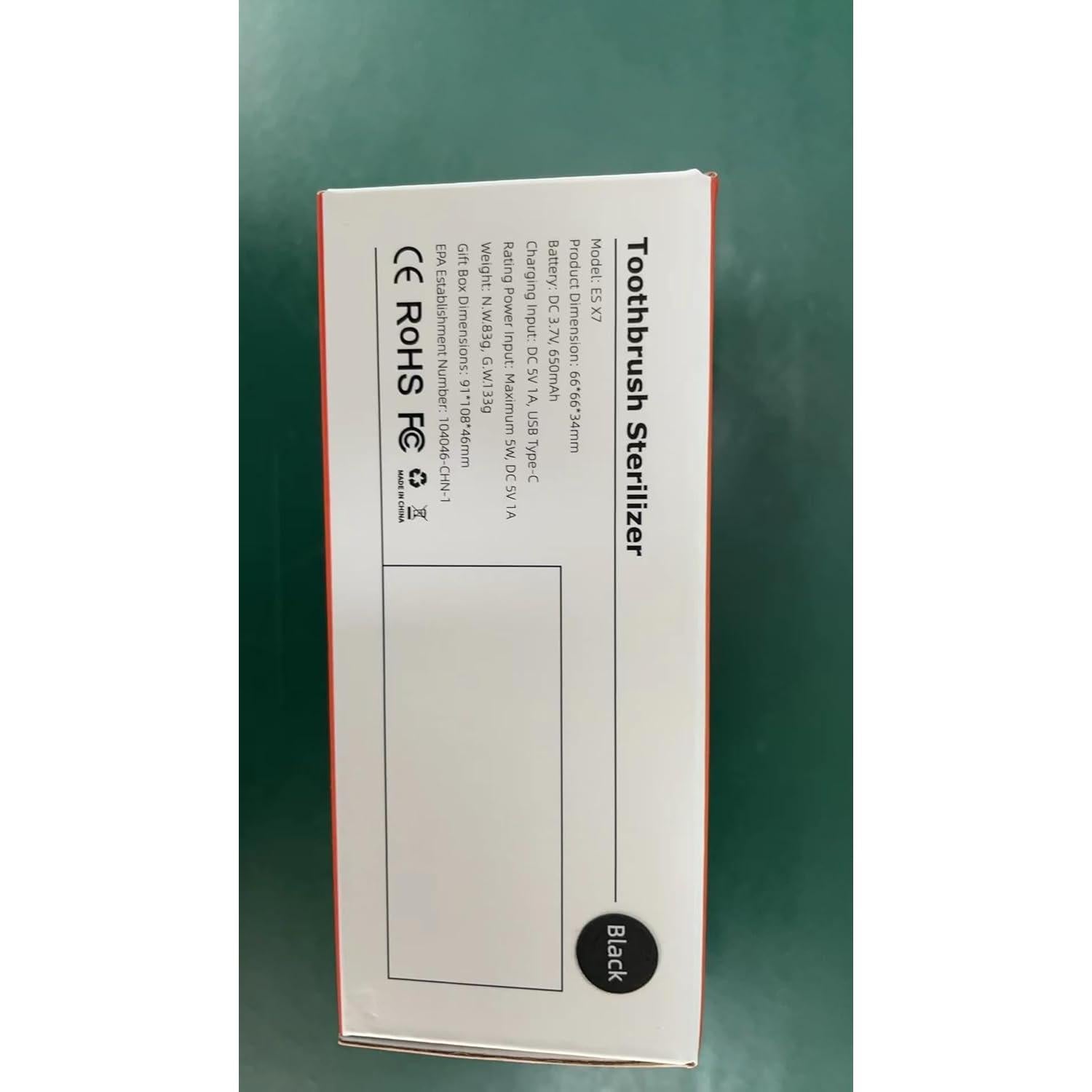 Soporte desinfectante de cepillos de dientes UV JetFresh con pantalla LED