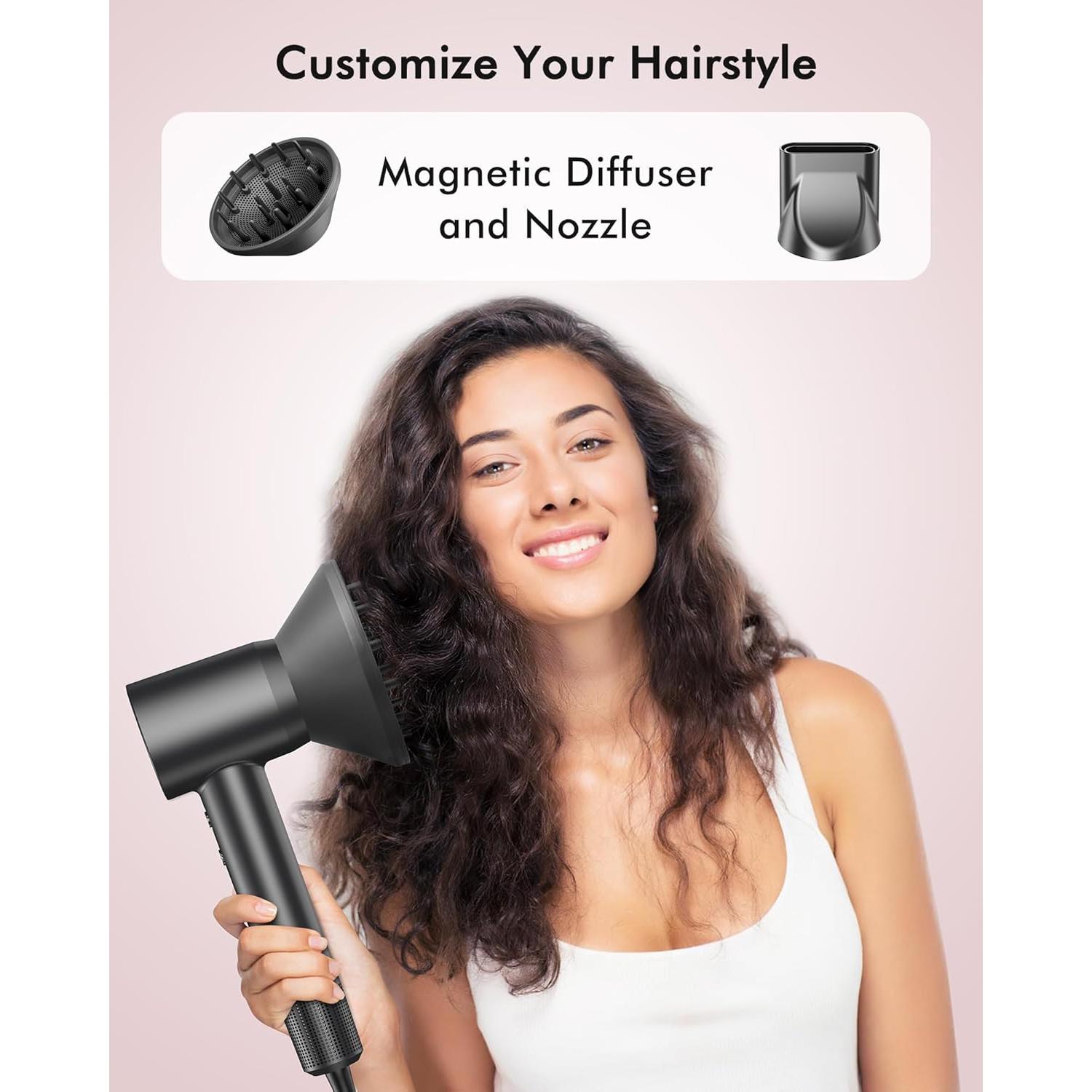 Secador de Pelo OIMYE Profesional 160000 RPM Iónico 500M Iones