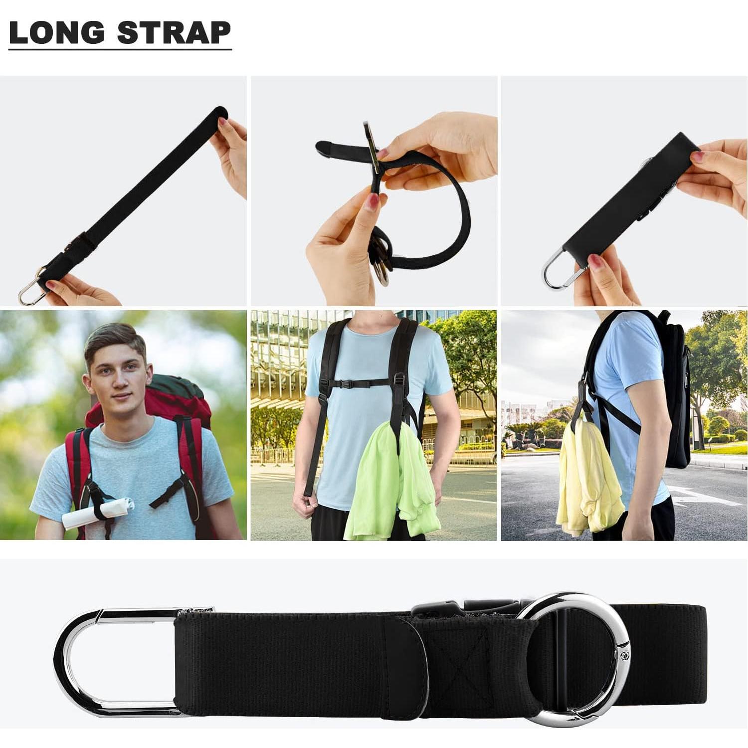 Correa de Viaje ZINZ Ajustable con D-Ring y Hebillas 195cm