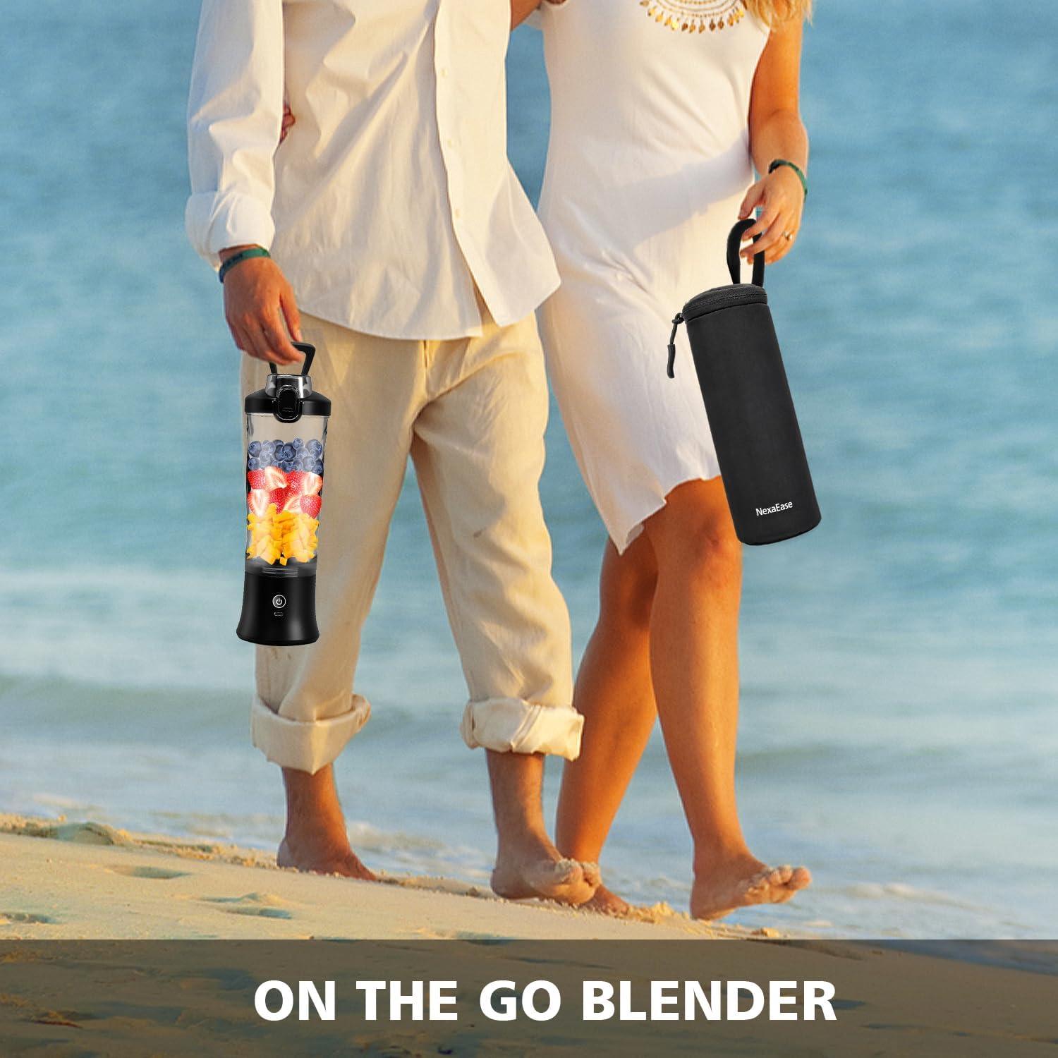 Licuadora Portátil Swietonic 600ml Recargable USB para Batidos