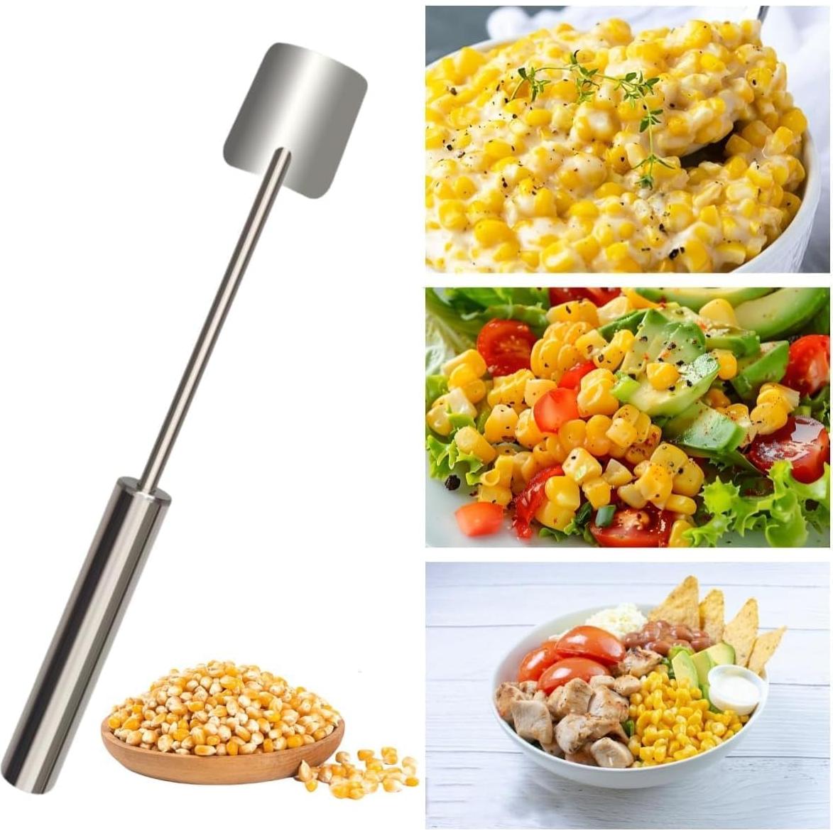 Pelador de Maíz Enttgo 2024, Acero Inoxidable, Manual